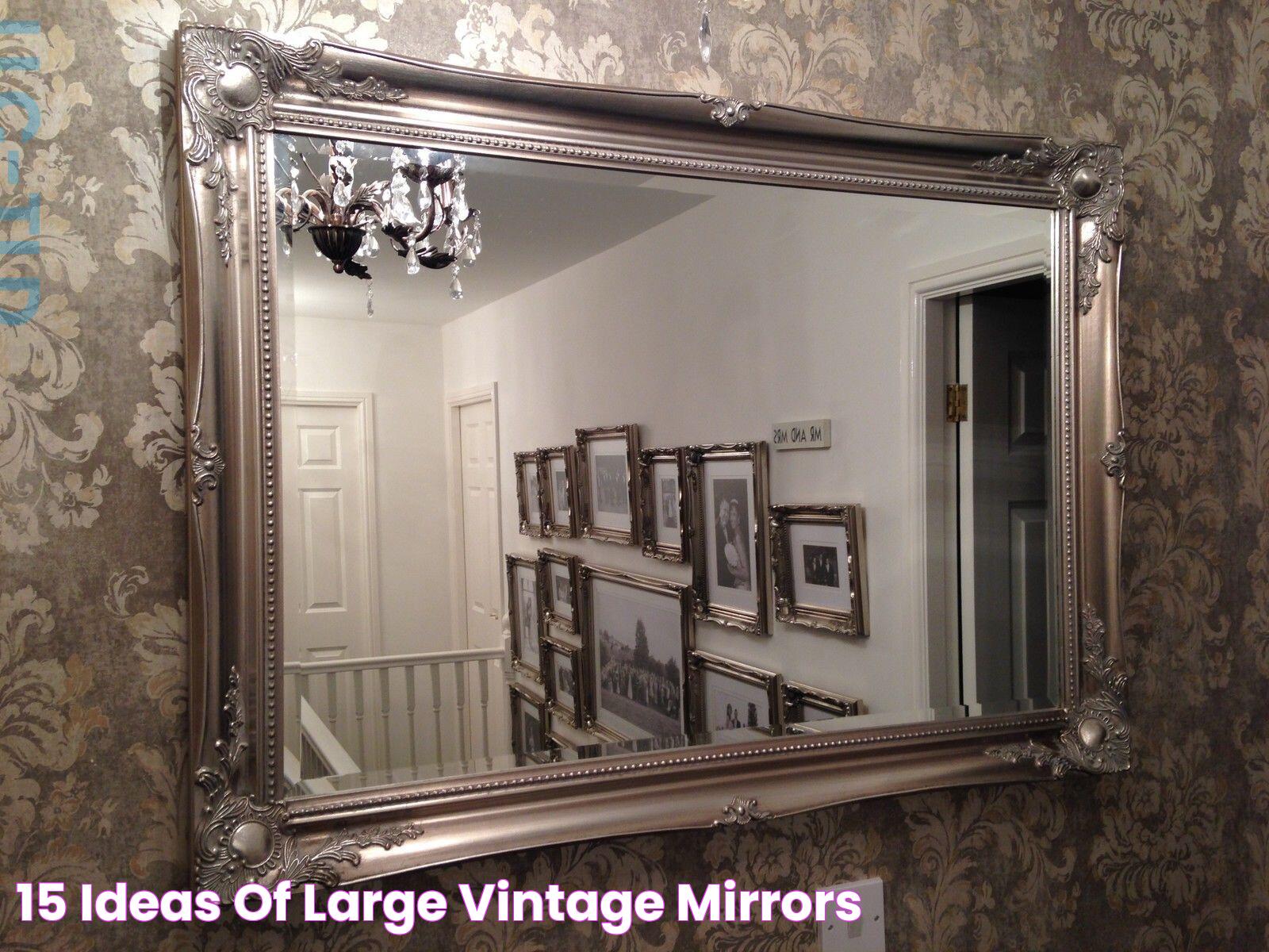 15 Ideas of Large Vintage Mirrors