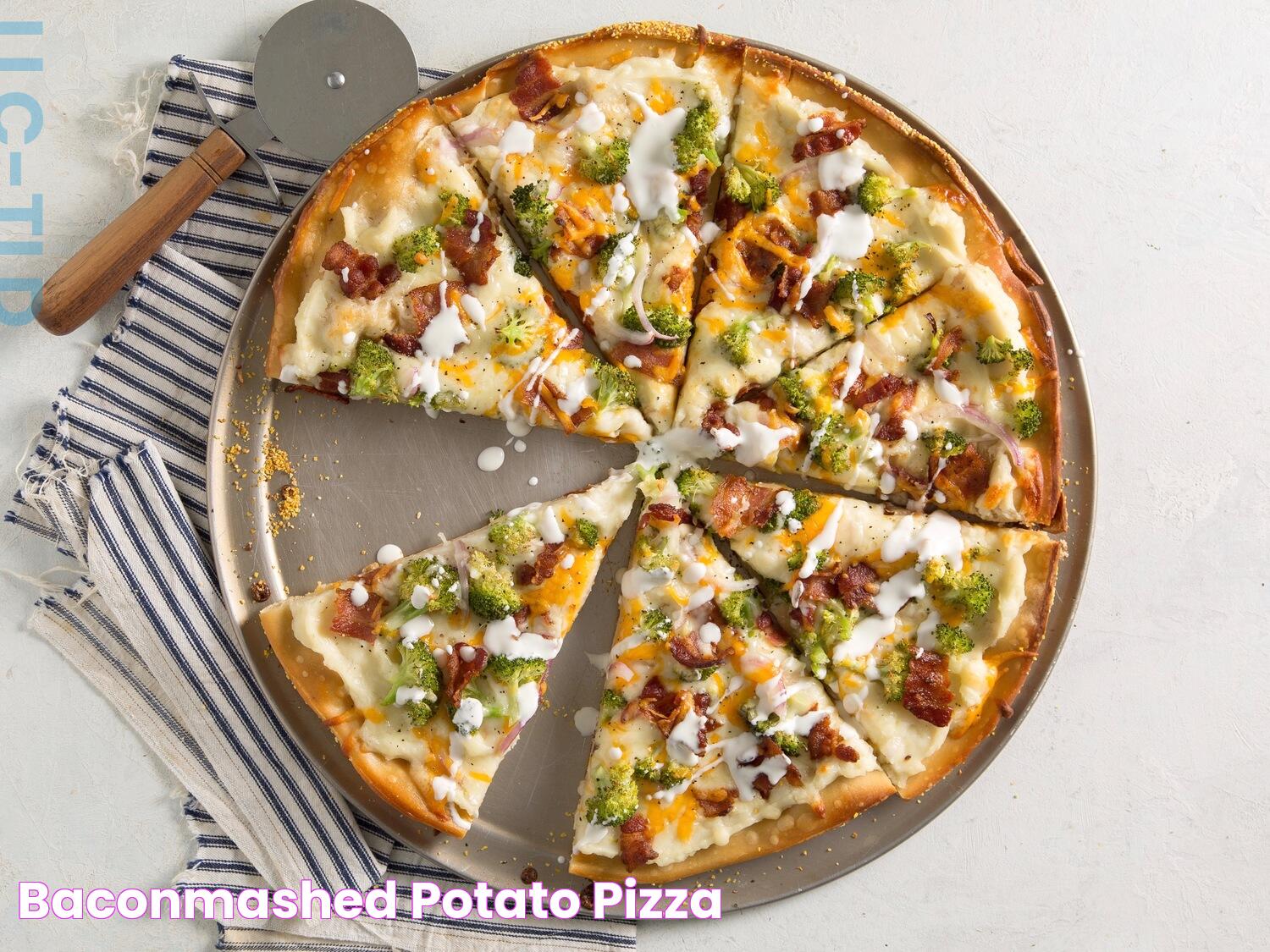 BaconMashed Potato Pizza