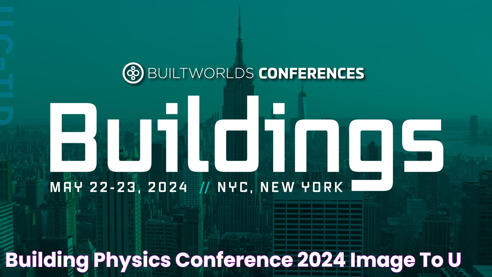 Building Physics Conference 2024 Image to u