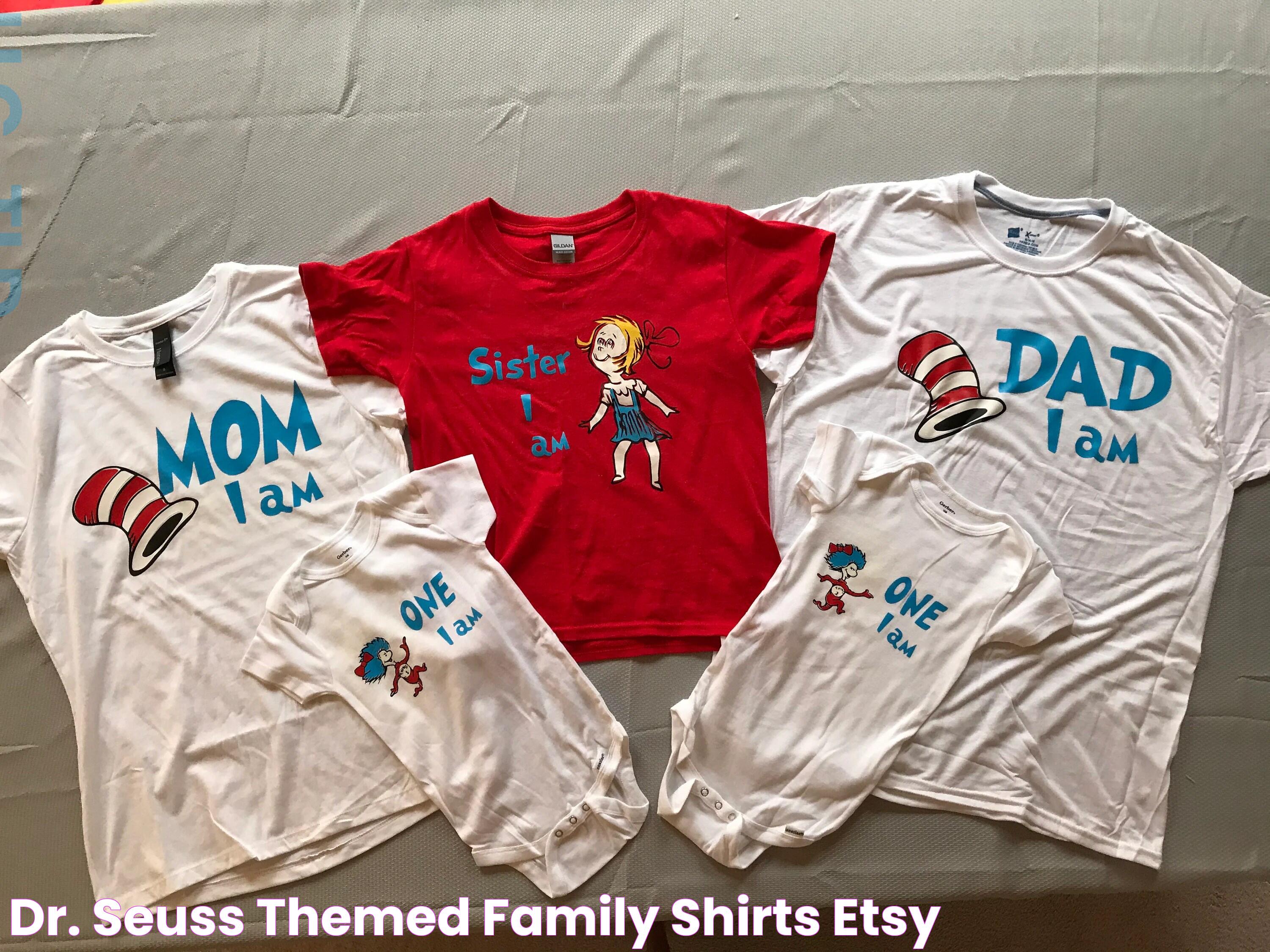 Dr. Seuss Themed Family Shirts Etsy