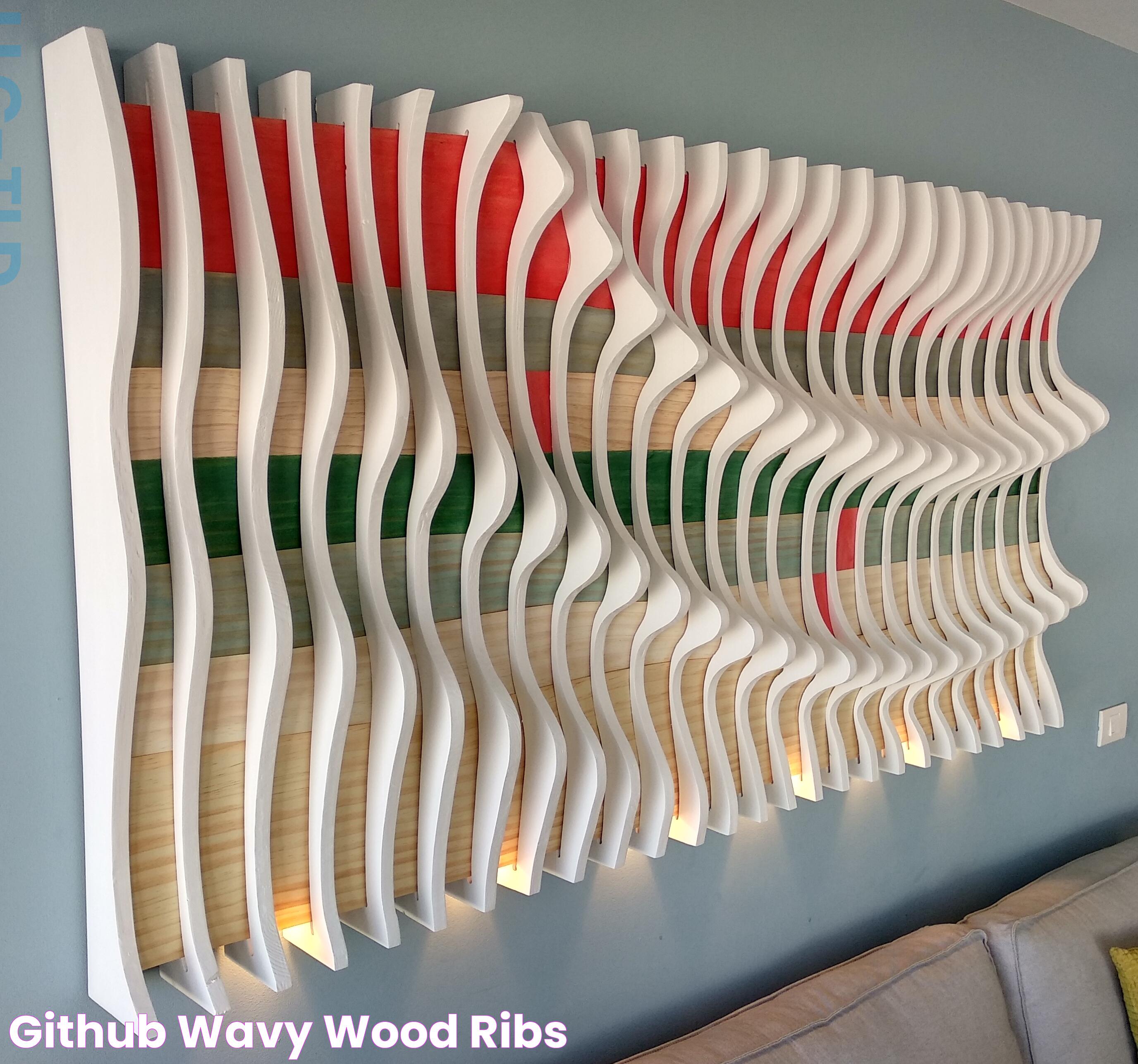 GitHub Wavy wood ribs