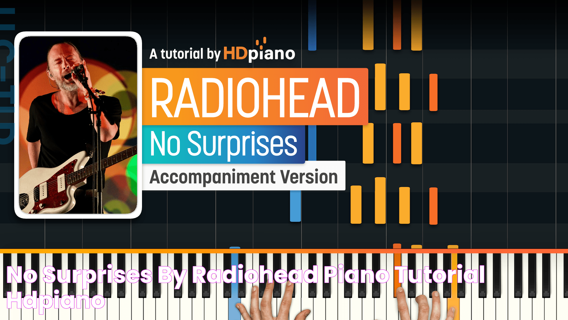 No Surprises by Radiohead Piano Tutorial HDpiano