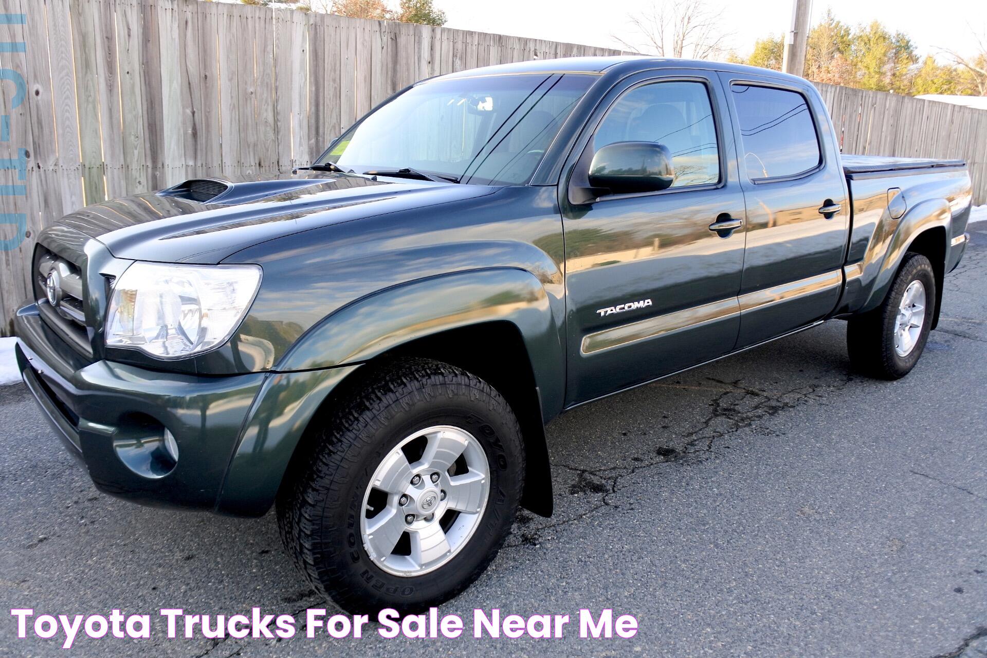 Toyota Trucks For Sale Near Me