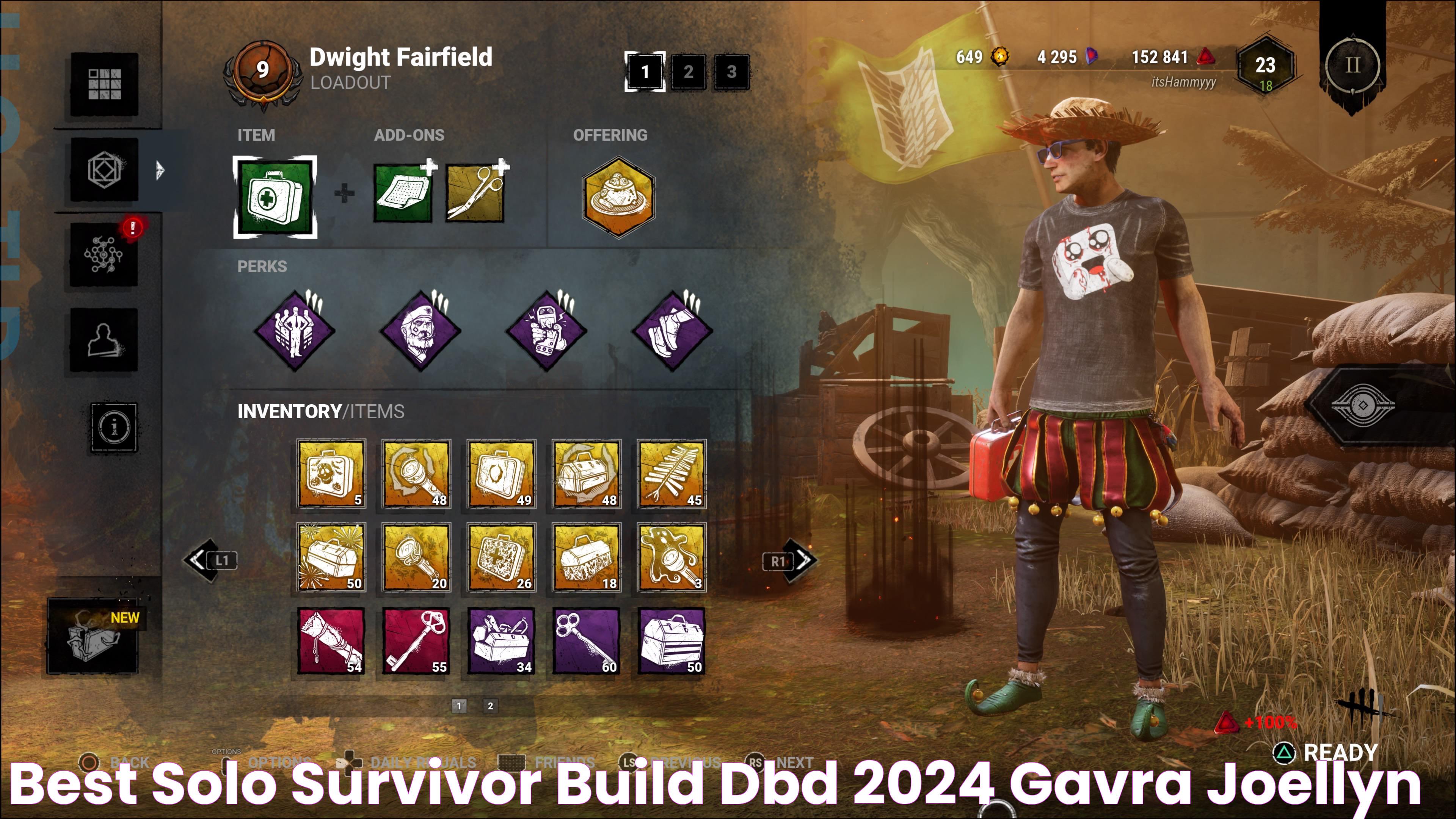 Best Solo Survivor Build Dbd 2024 Gavra Joellyn