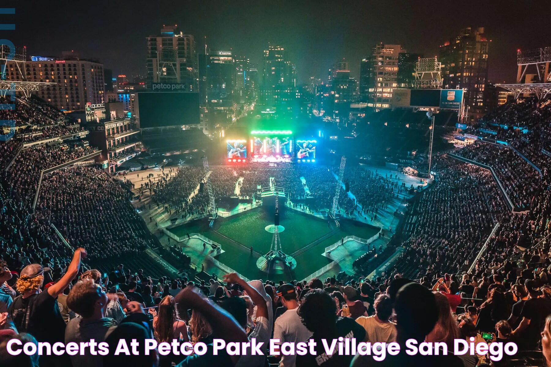 Concerts at Petco Park East Village San Diego