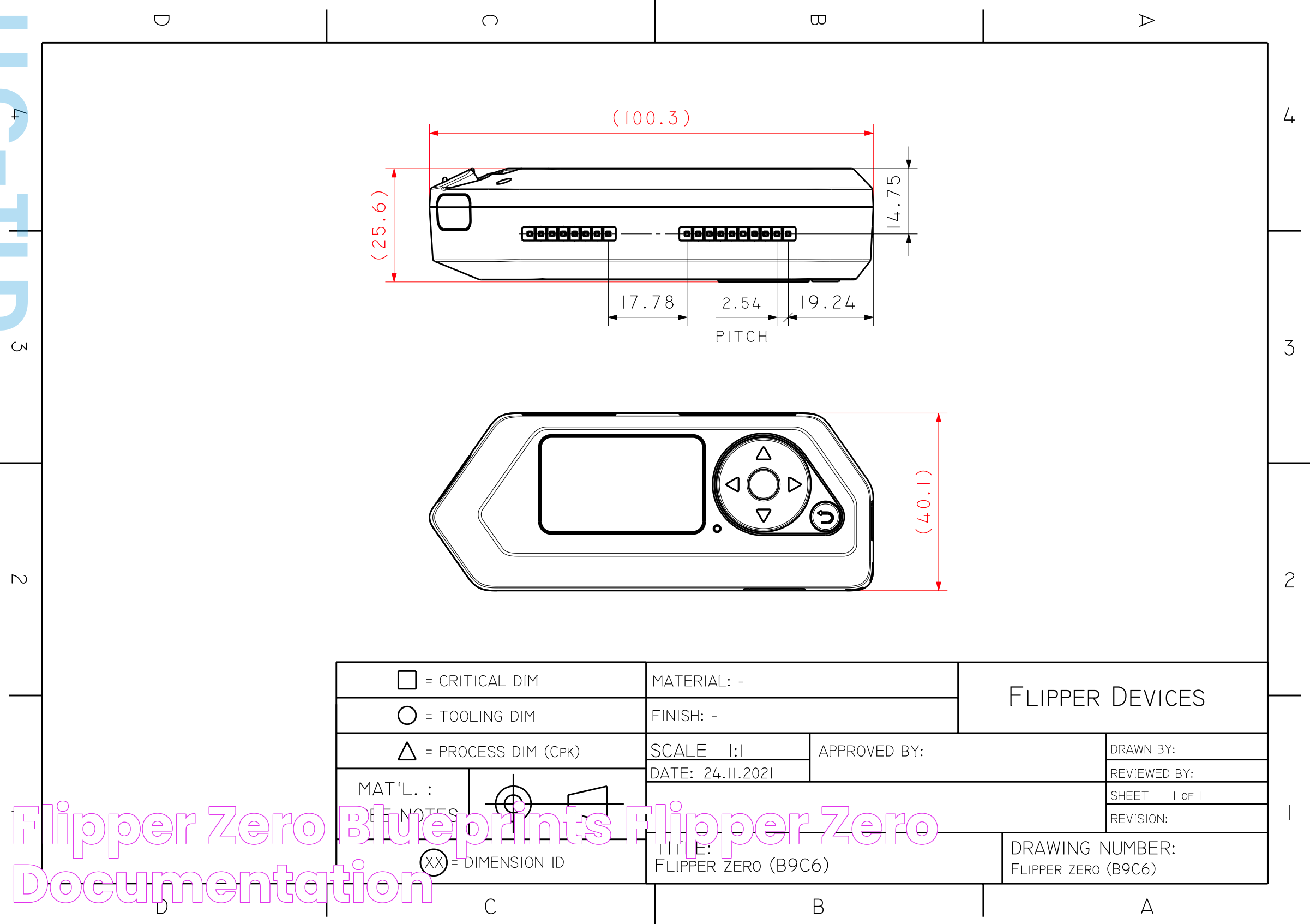 Flipper Zero blueprints Flipper Zero Documentation