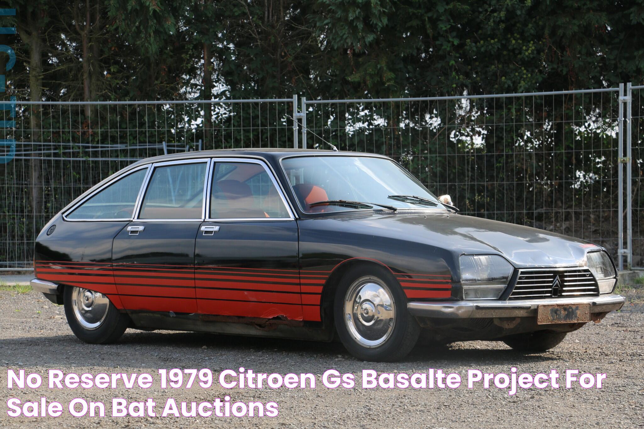 No Reserve 1979 Citroen GS Basalte Project for sale on BaT Auctions