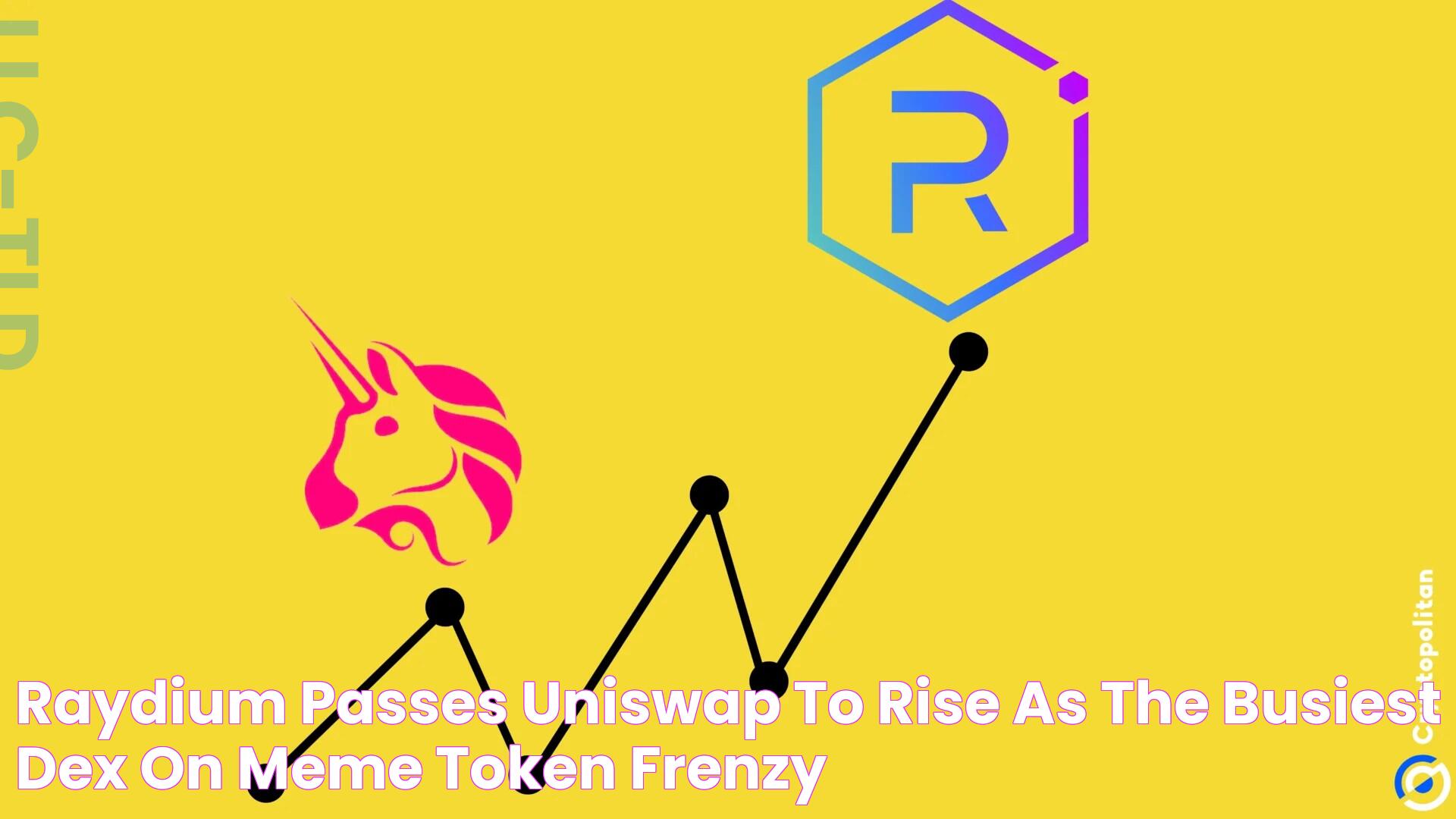 Raydium passes Uniswap to rise as the busiest DEX on meme token frenzy