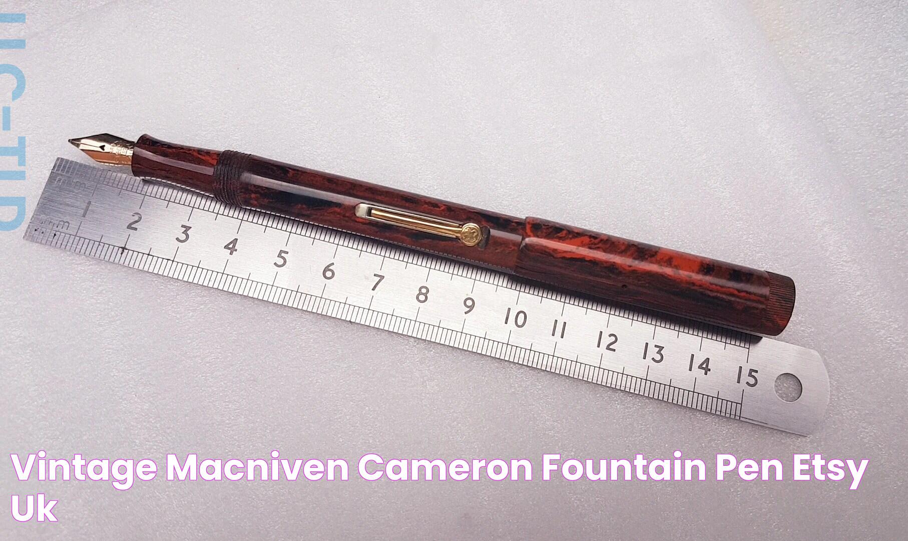 Vintage Macniven & Cameron Fountain Pen Etsy UK