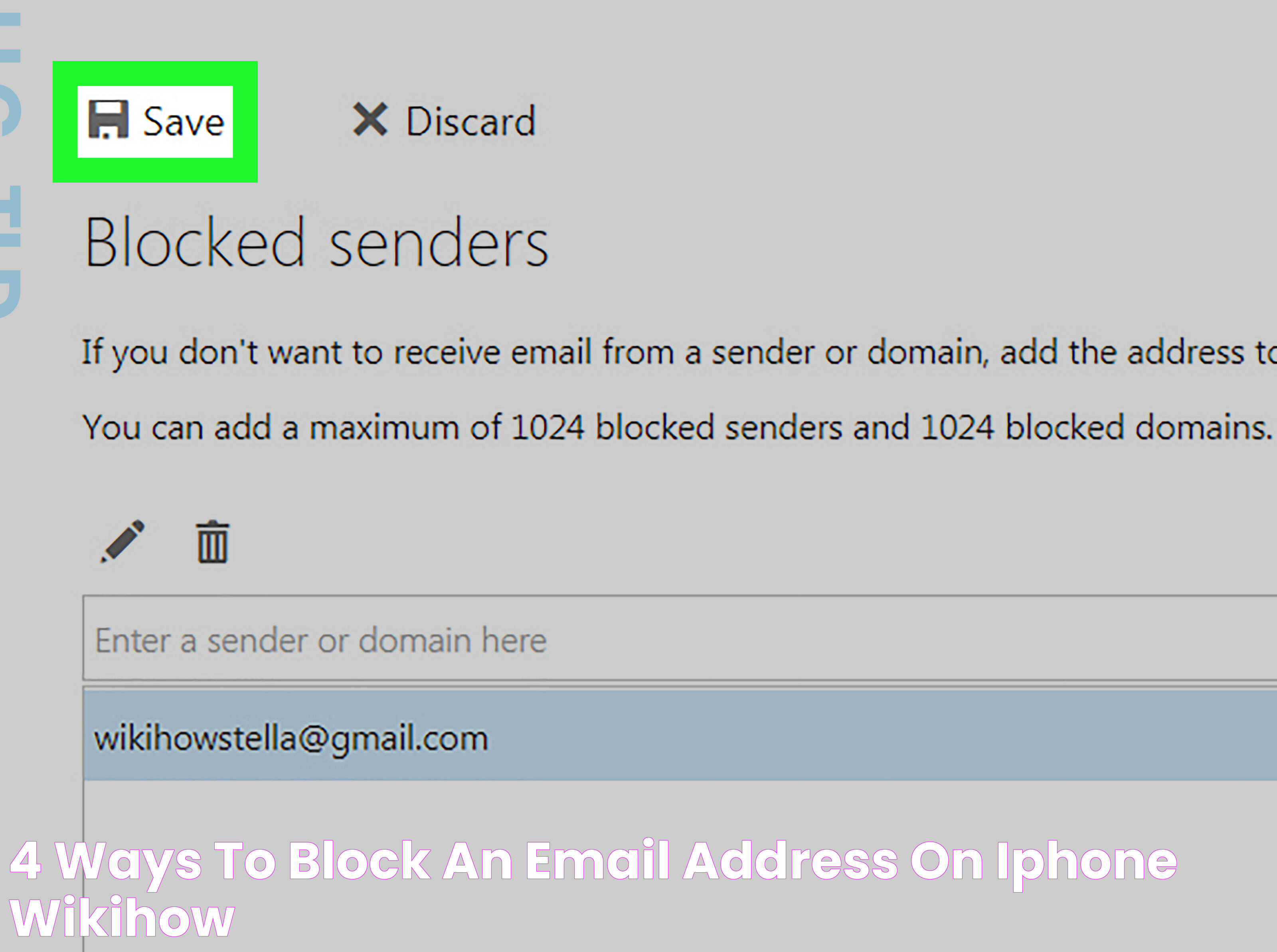 4 Ways to Block an Email Address on iPhone wikiHow