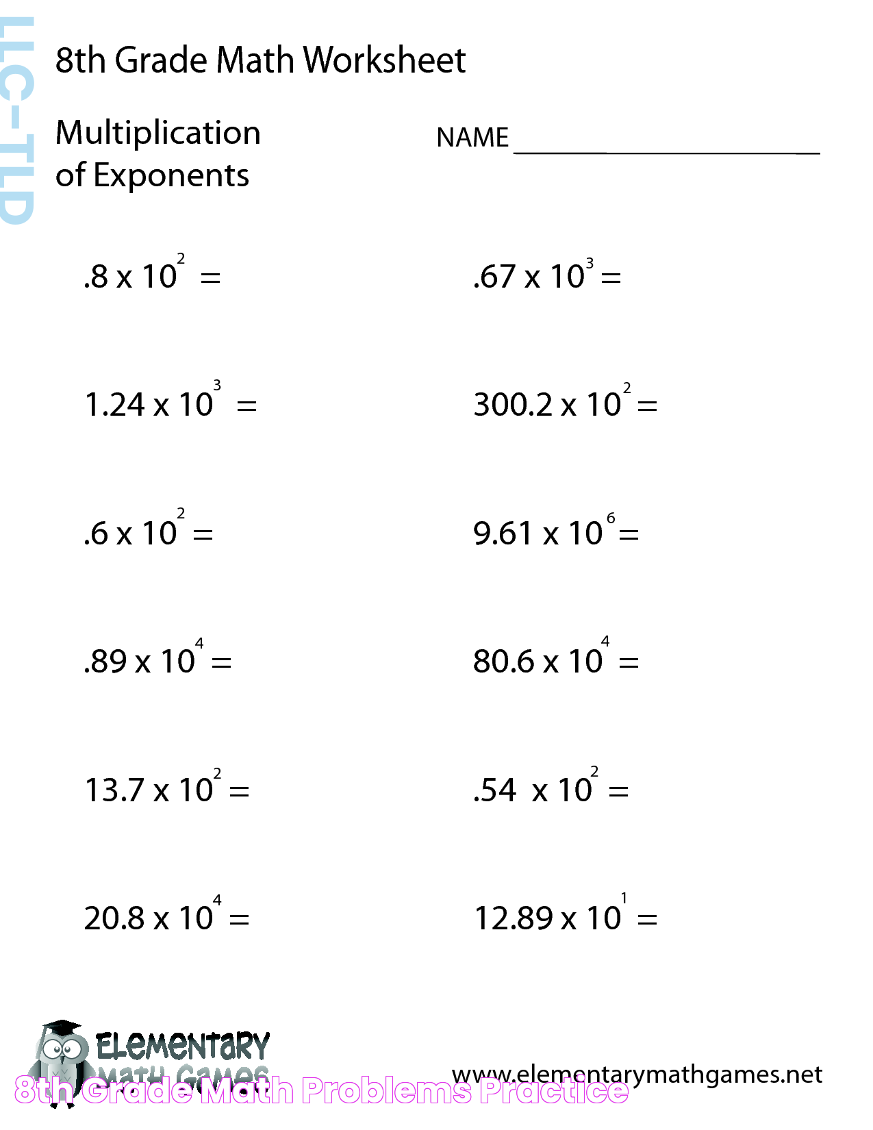 8th Grade Math Problems Practice