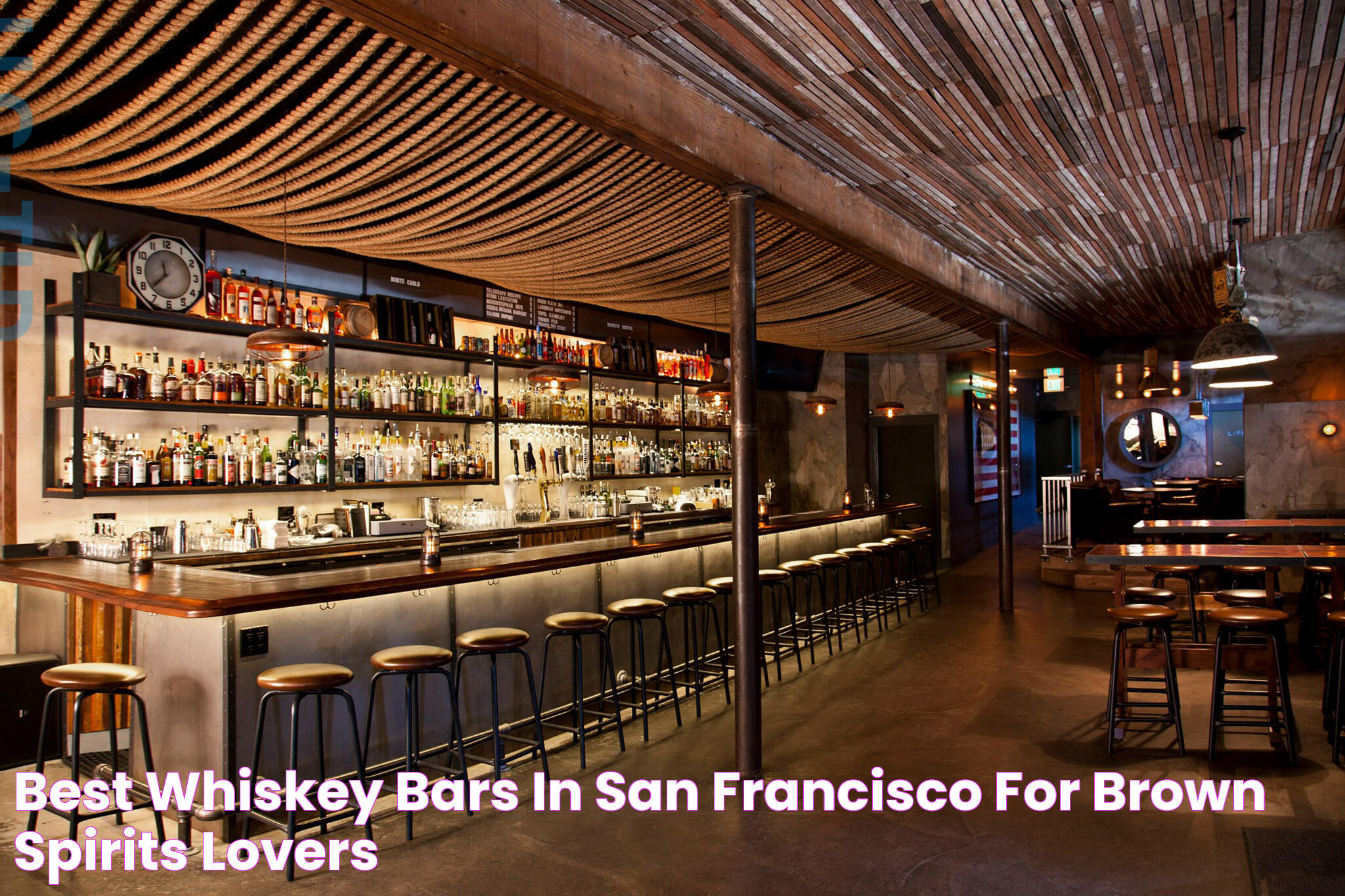 Best whiskey bars in San Francisco for brown spirits lovers