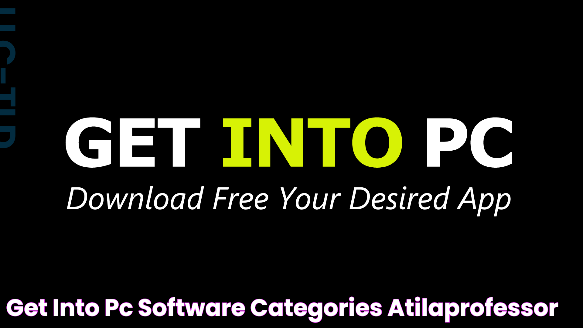 Get into pc software categories atilaprofessor