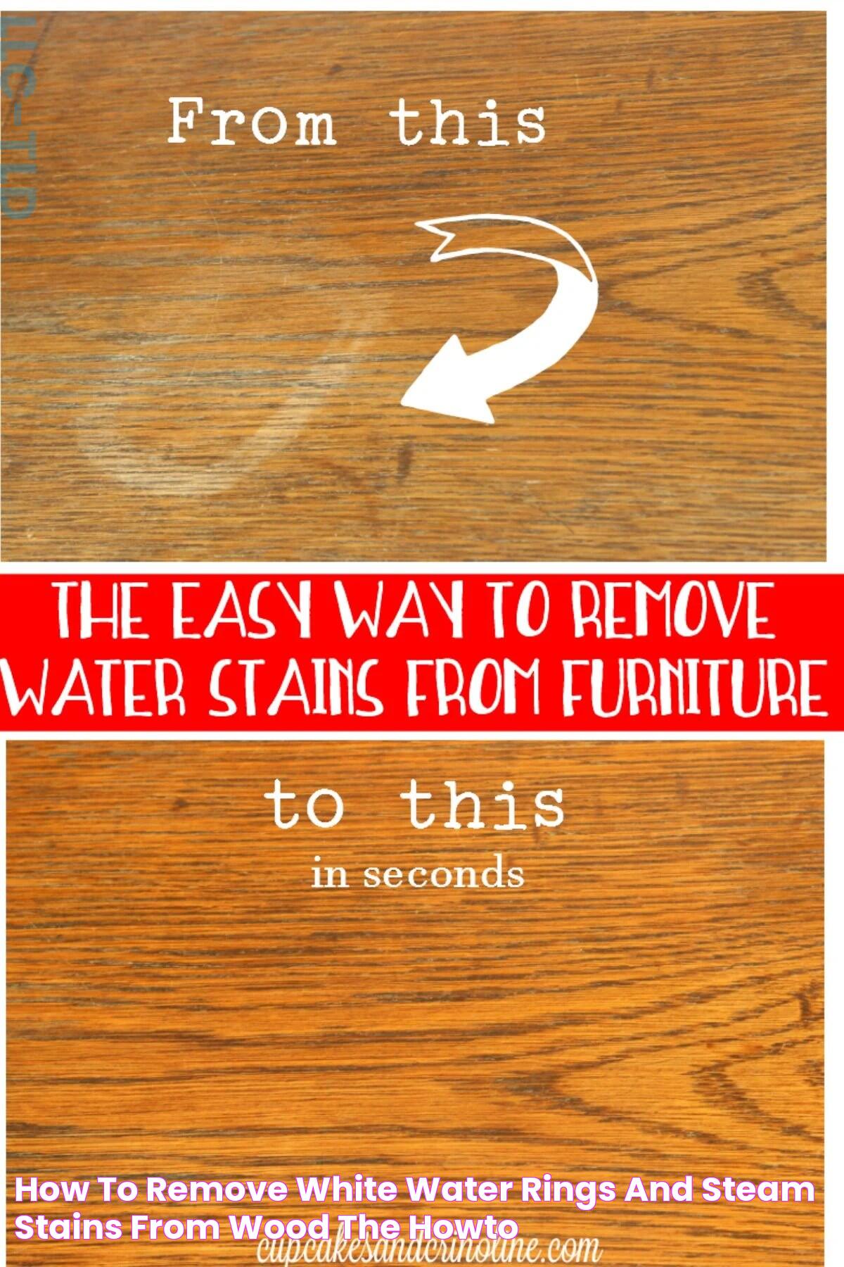 Effective Solutions To Remove Water Marks From Wood Furniture