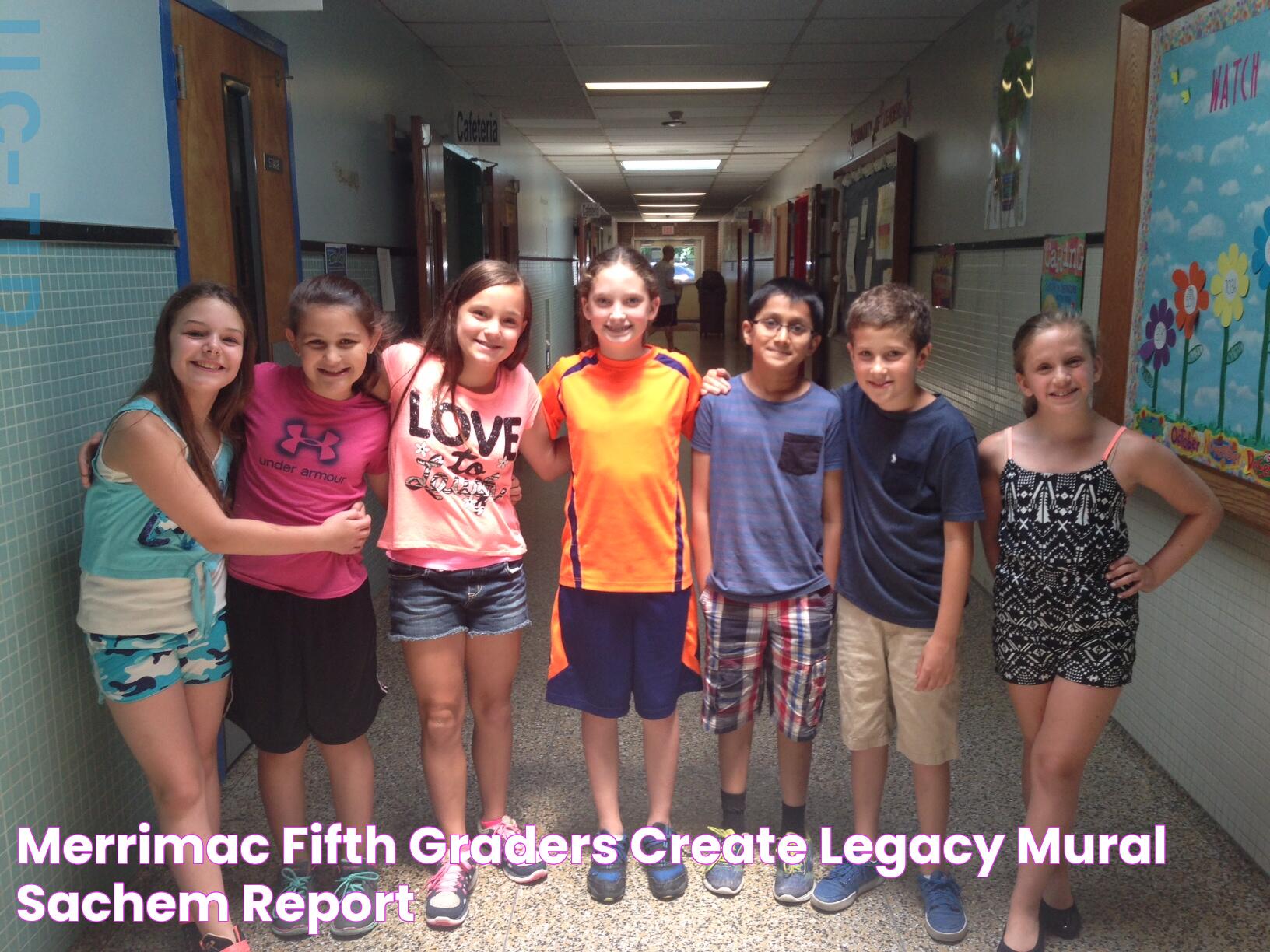 Merrimac fifth graders create legacy mural Sachem Report