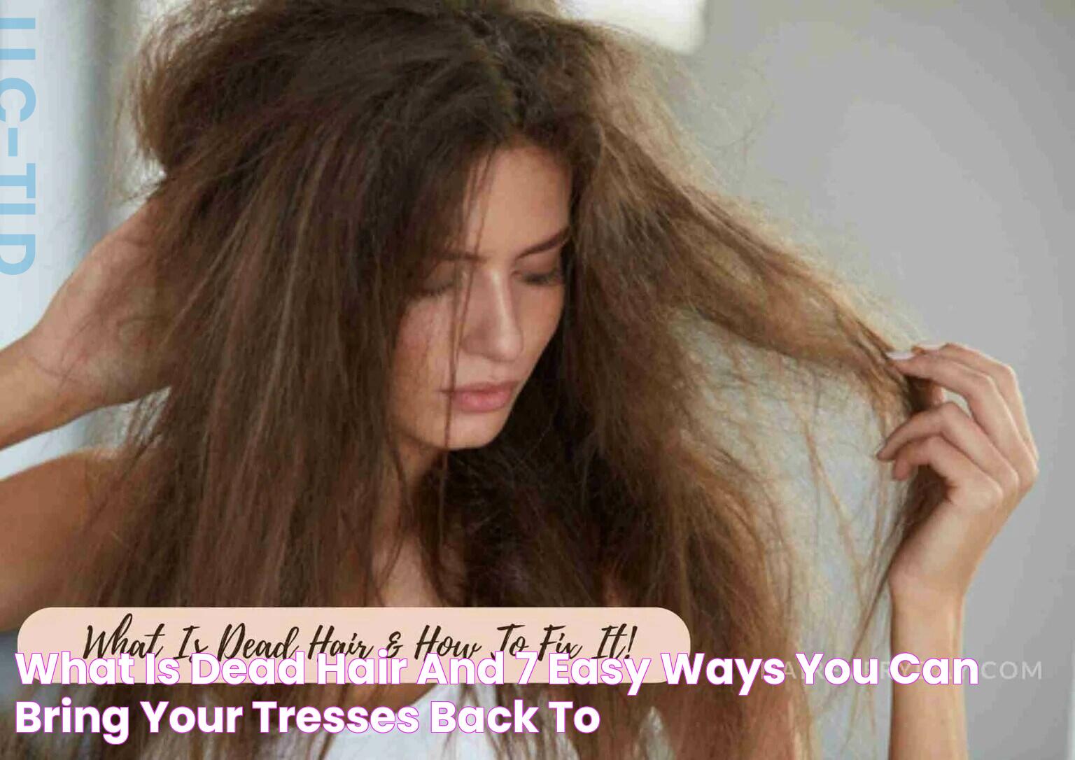 Essential Tips To Revitalize And Fix Dead Hair