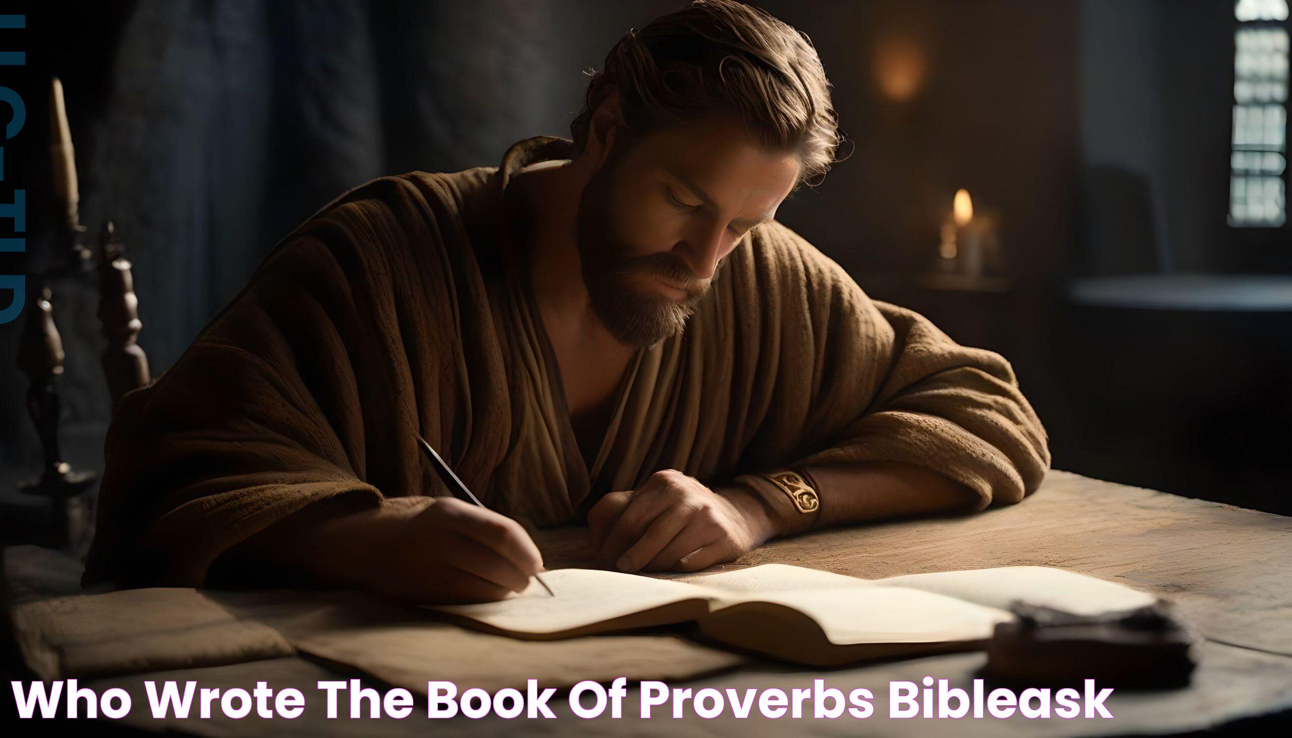 Who wrote the book of Proverbs? BibleAsk