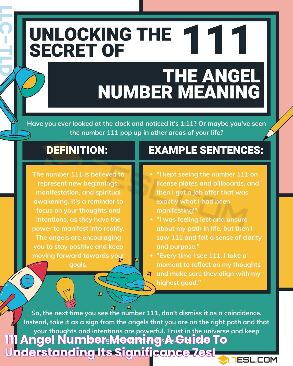 111 Angel Number Meaning A Guide to Understanding Its Significance • 7ESL