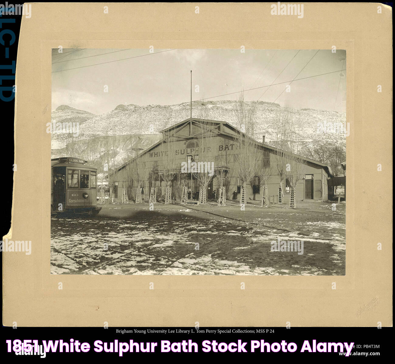 1851 White Sulphur Bath Stock Photo Alamy