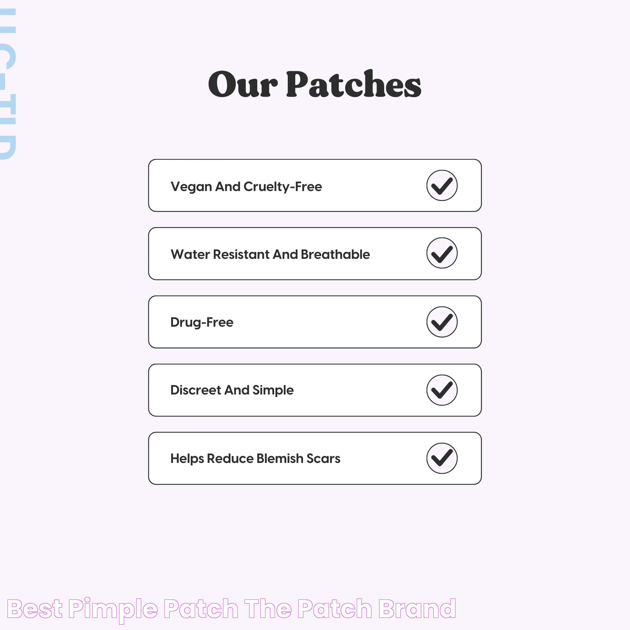 Best Pimple Patch The Patch Brand