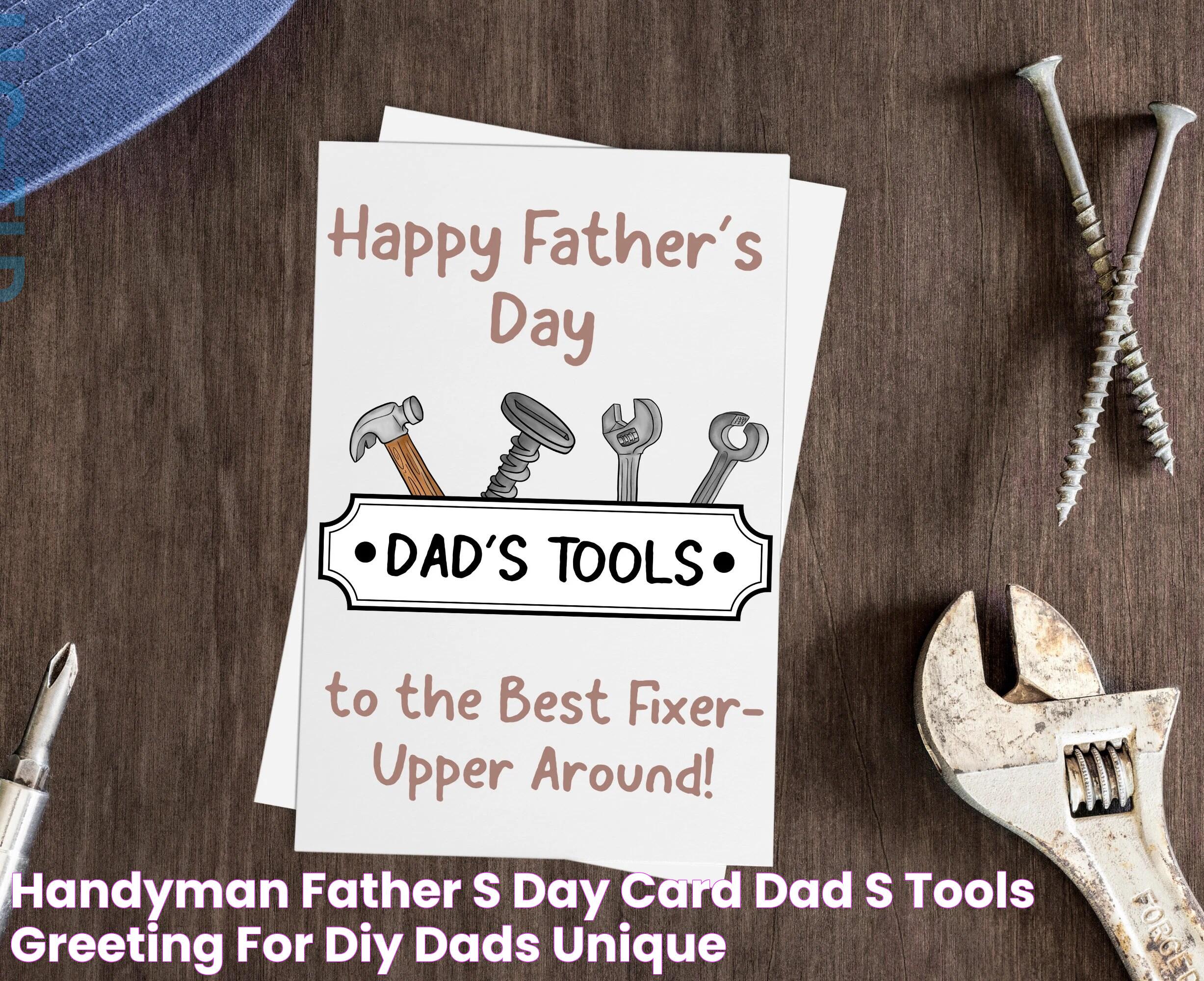 Ultimate Gift Guide For Handyman Dads: Perfect Presents