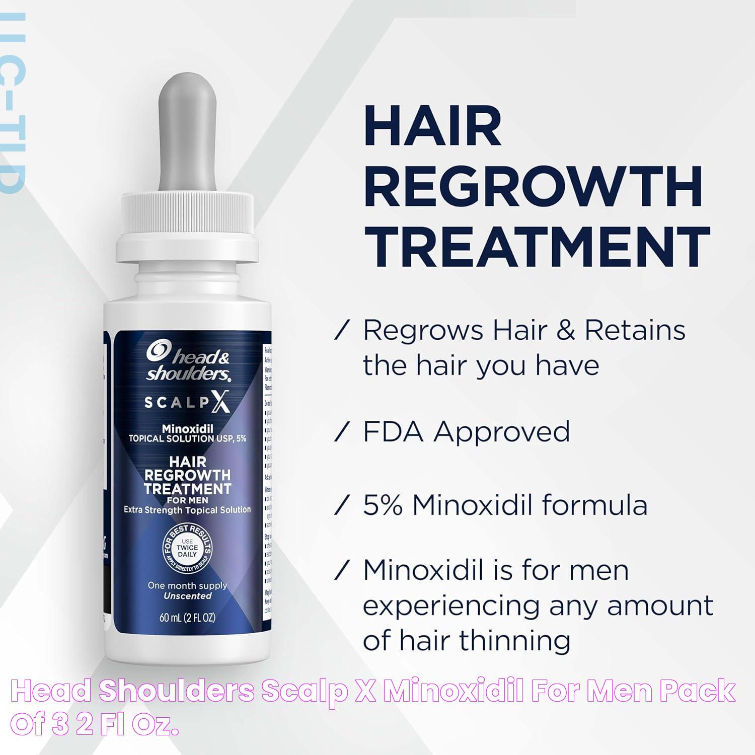 Minoxidil And Head &amp; Shoulders: Hair Care Synergy For Optimal Results