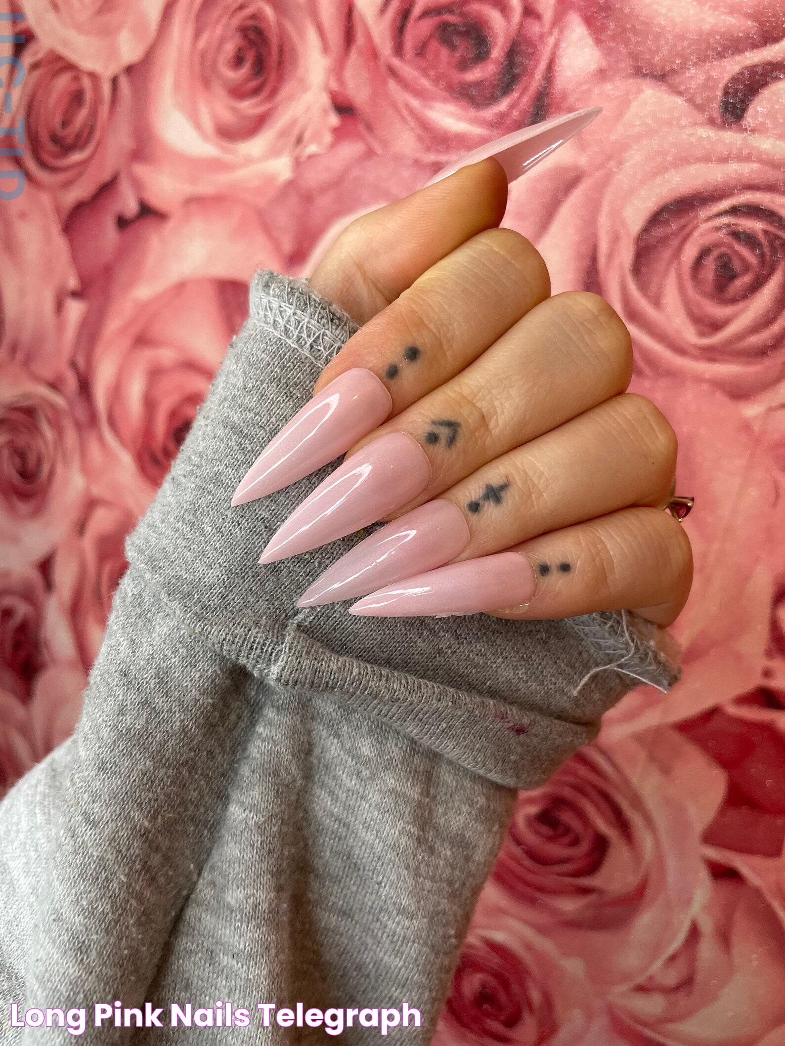 Long pink nails Telegraph