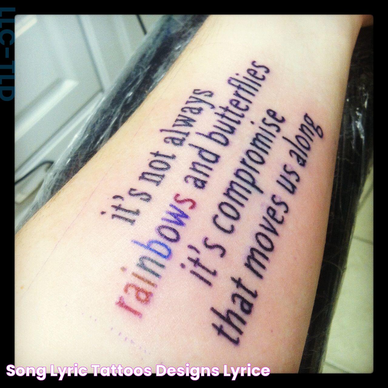 Choosing The Perfect Spot: Lyric Tattoos Placement Guide