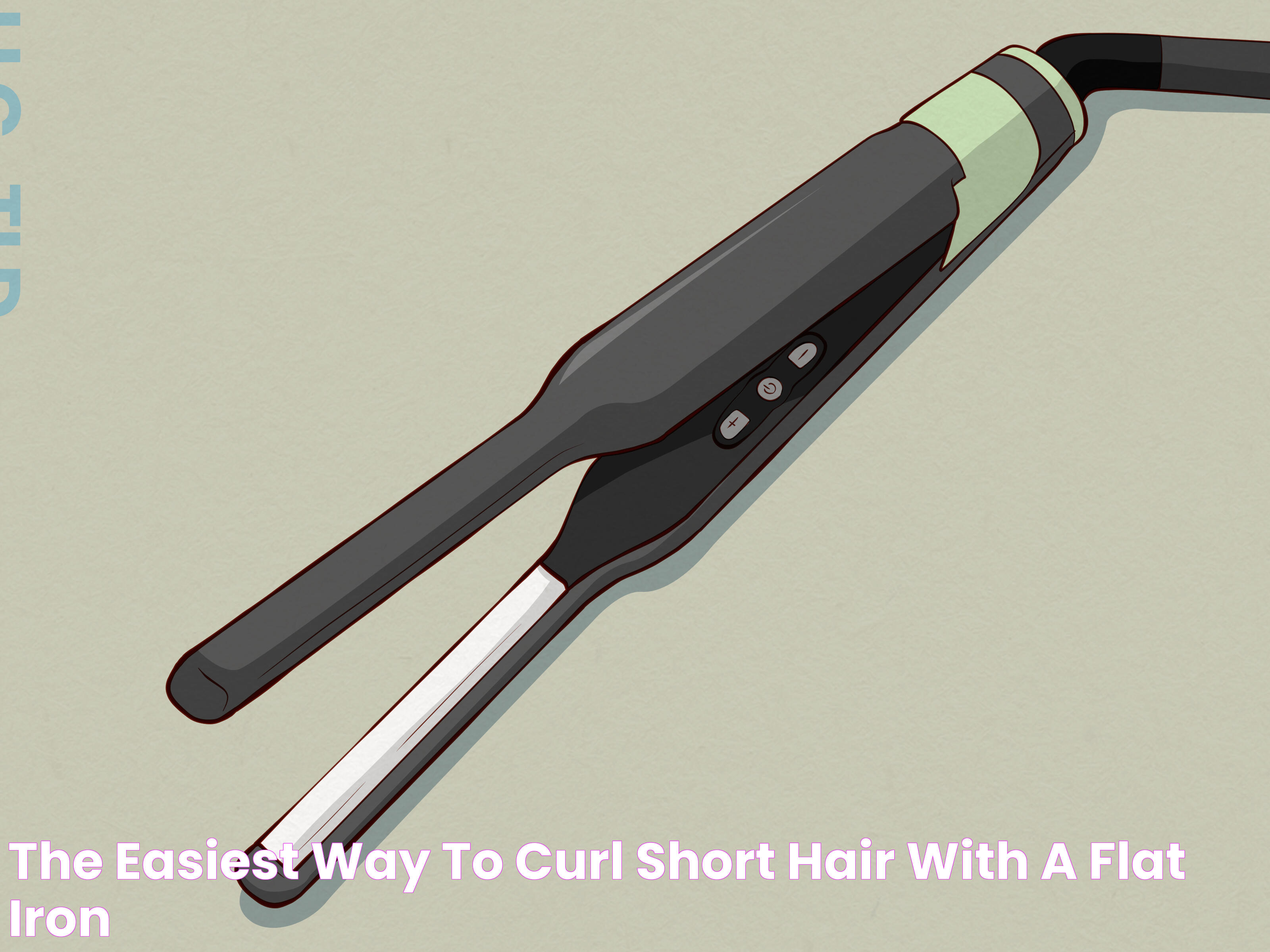 The Easiest Way to Curl Short Hair with a Flat Iron