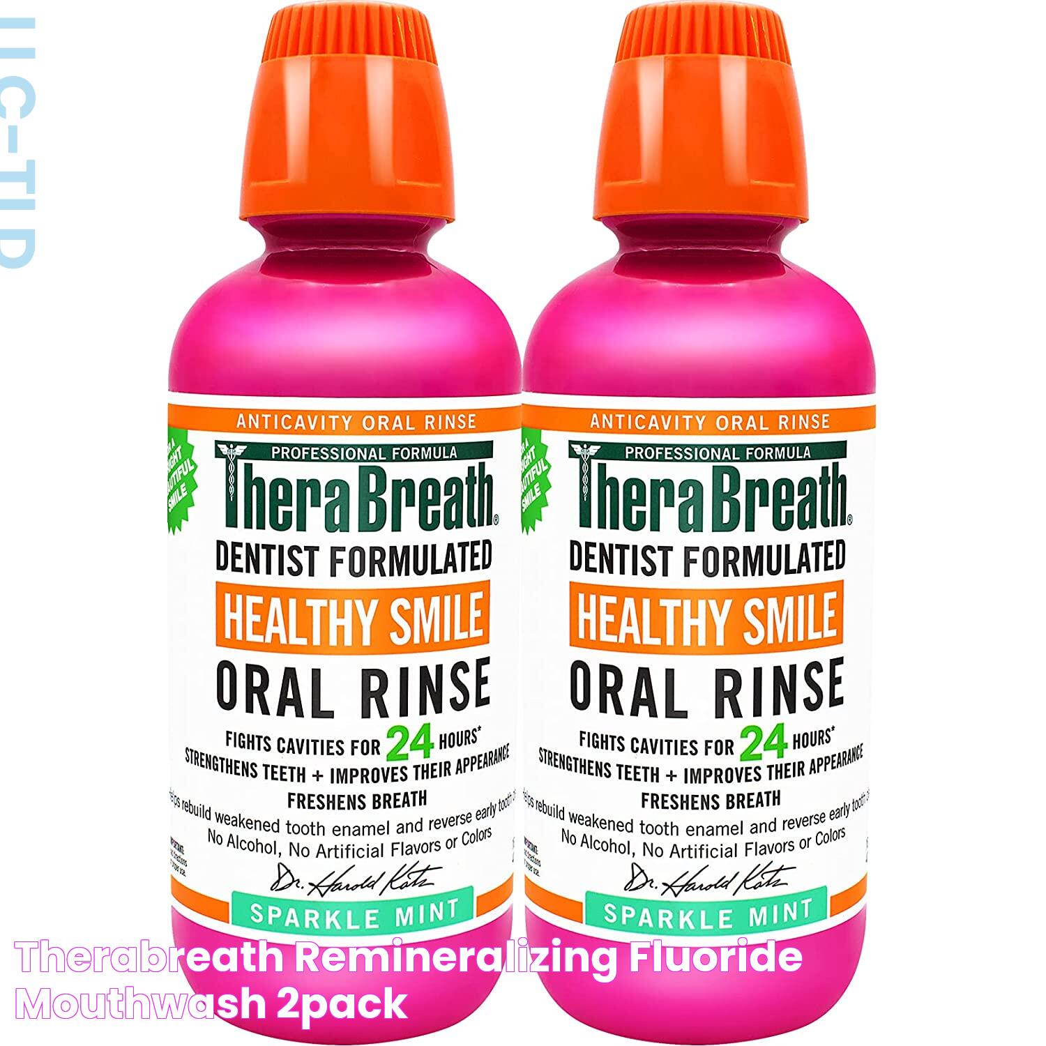 TheraBreath Remineralizing Fluoride Mouthwash, 2Pack