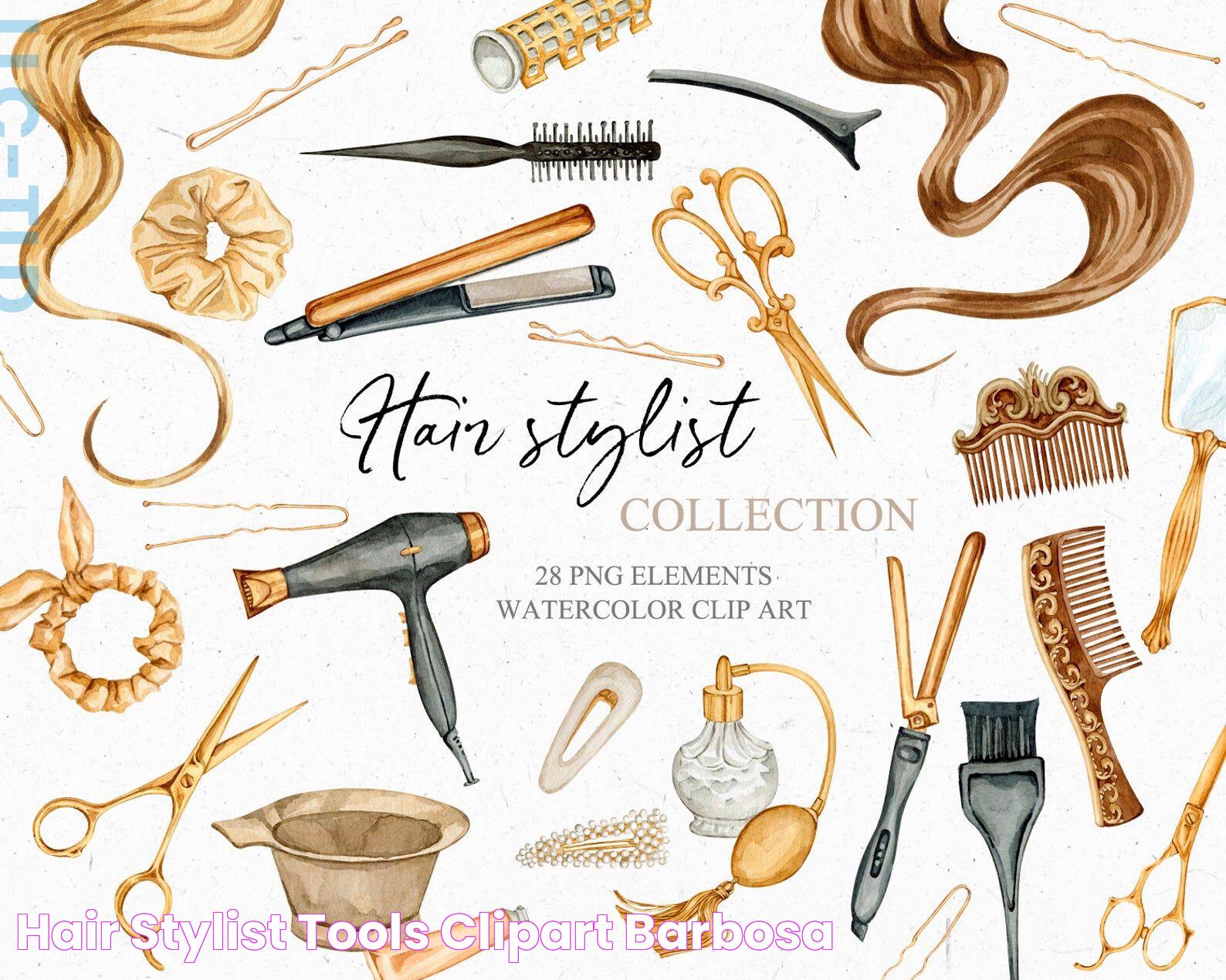 hair stylist tools clipart Barbosa