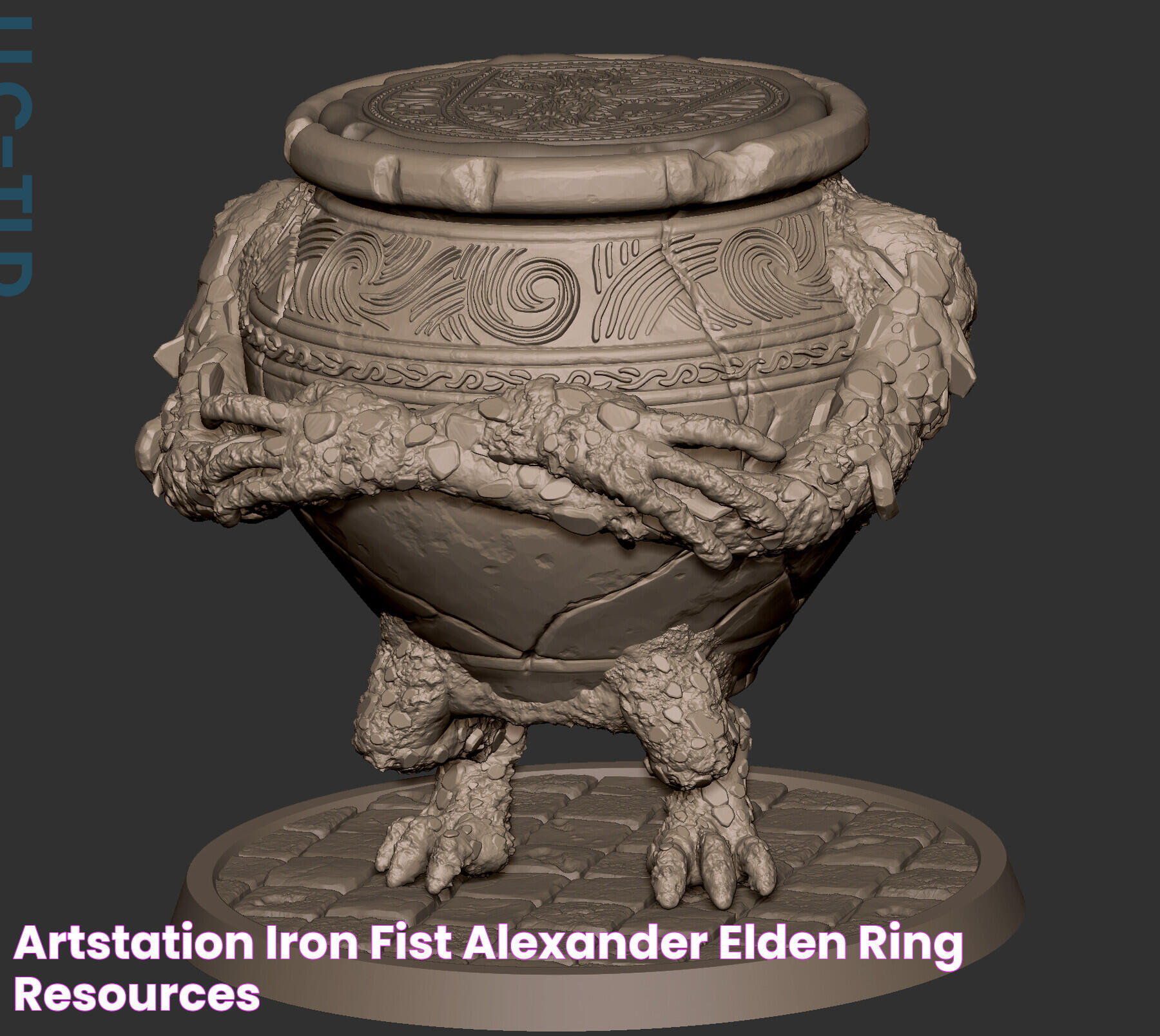 ArtStation Iron Fist Alexander (Elden Ring) Resources