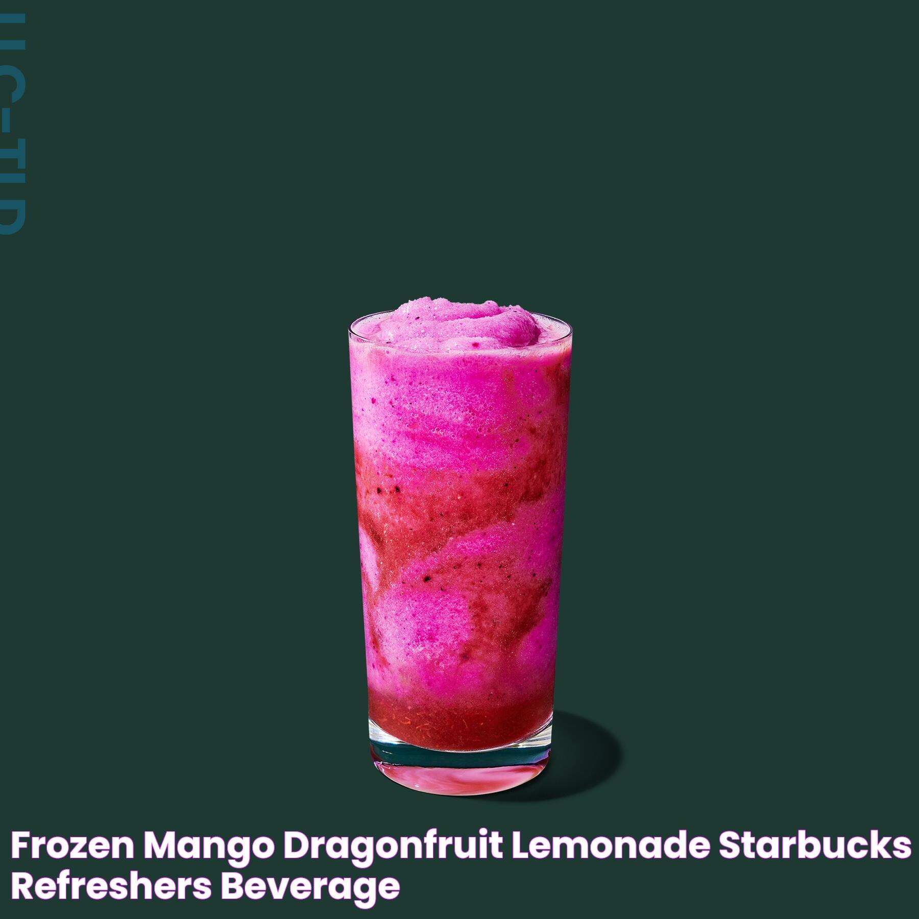 Frozen Mango Dragonfruit Lemonade Starbucks Refreshers® Beverage