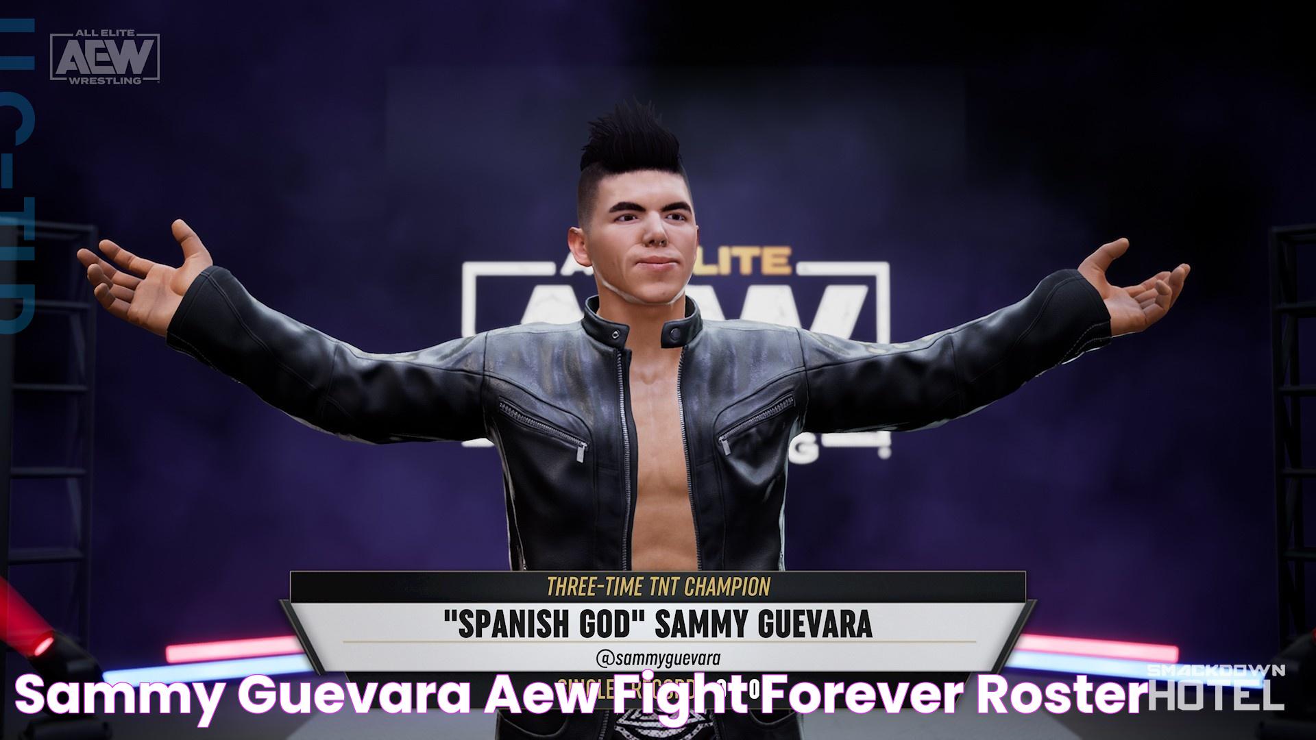 Sammy Guevara AEW Fight Forever Roster