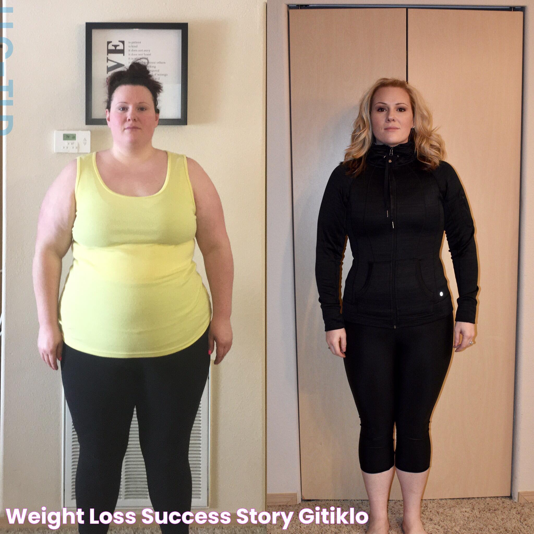 Weight loss success story gitiklo