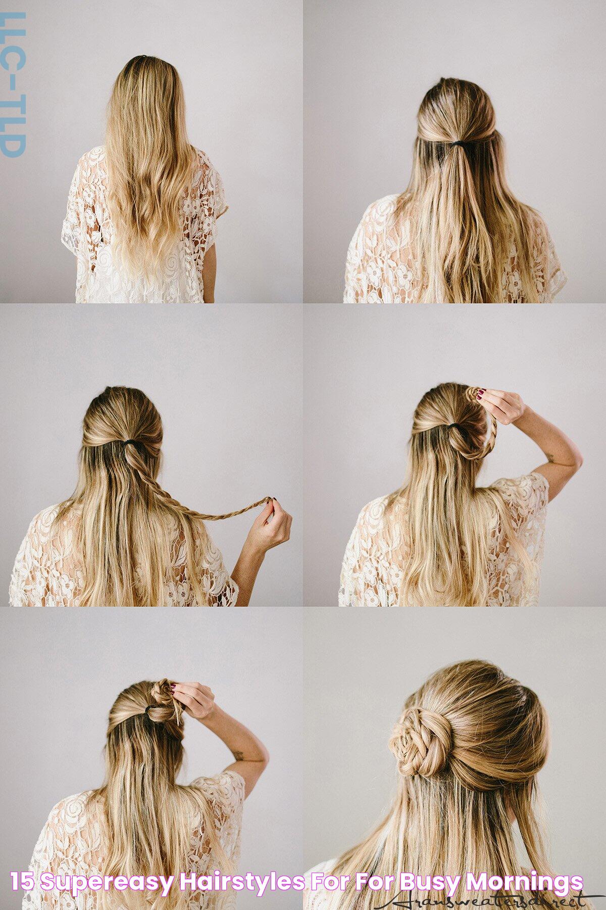 15 SuperEasy Hairstyles for For Busy Mornings