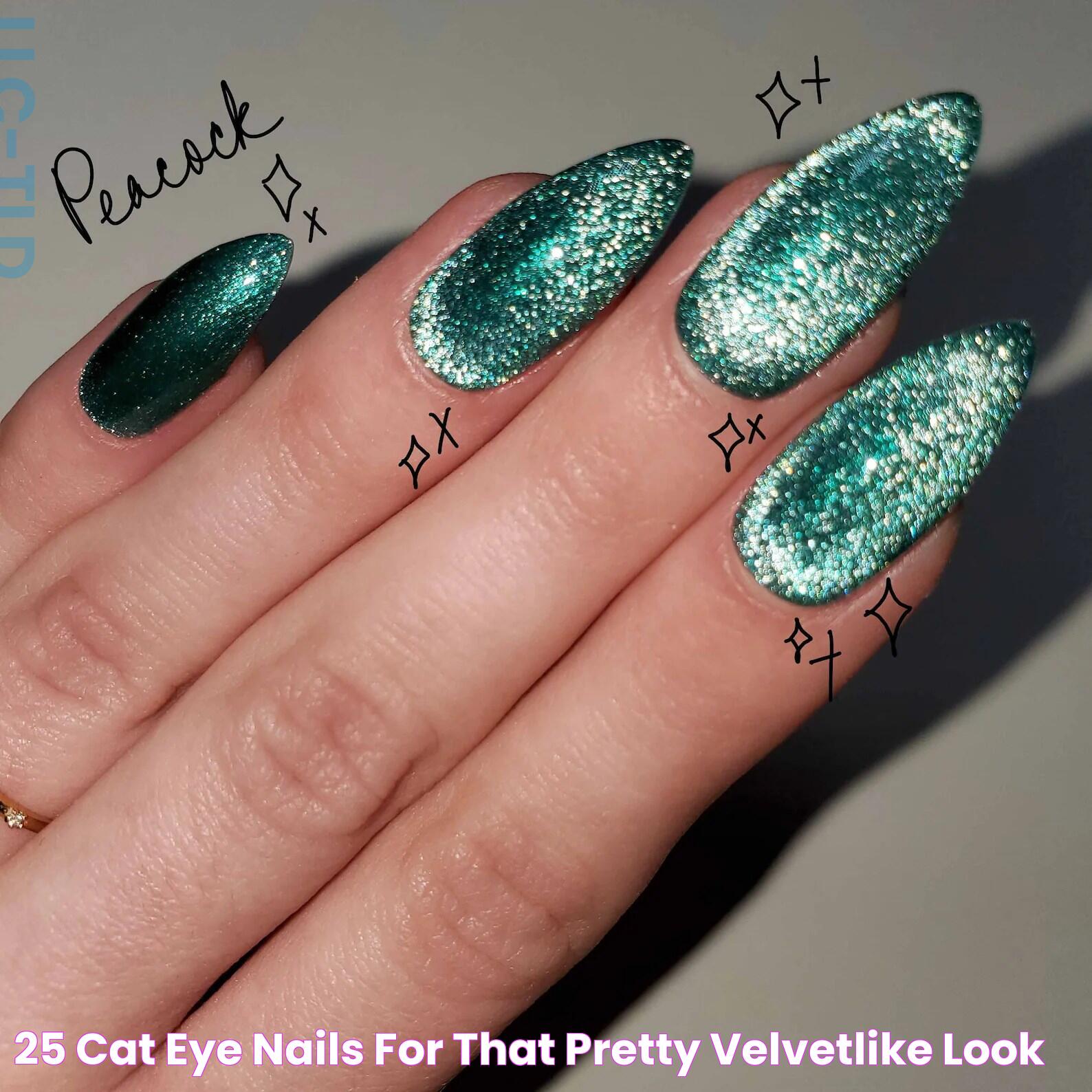 25 Cat Eye Nails For That Pretty, VelvetLike Look