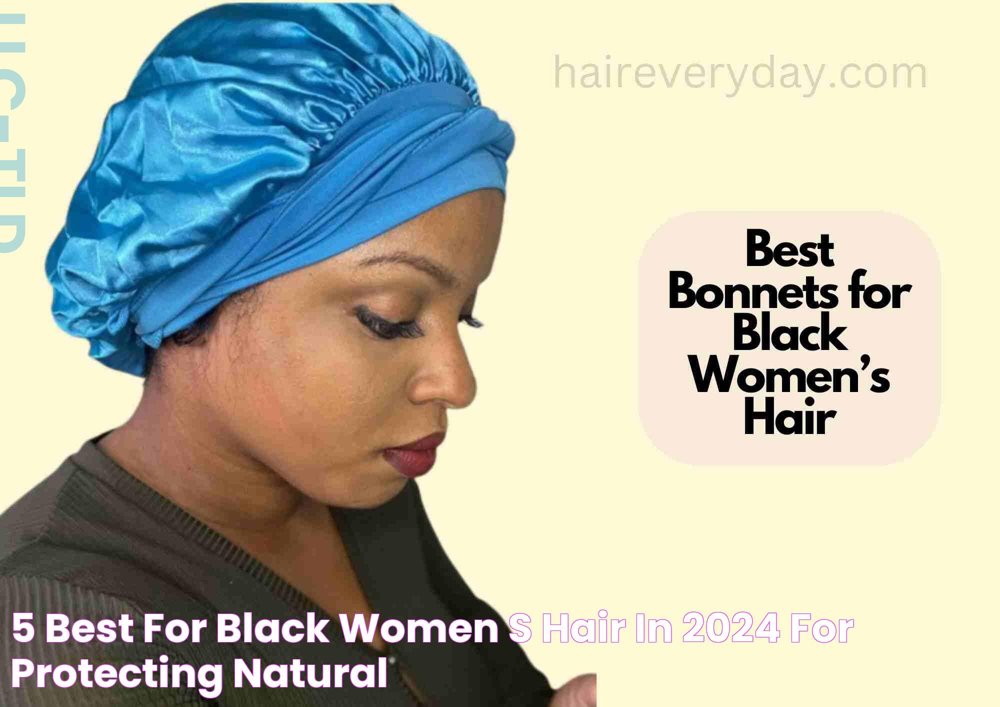 History And Innovation Behind Bonnets For Black Hair: A Cultural Heritage