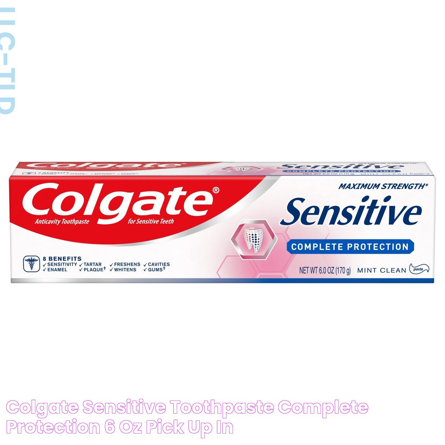 Colgate Sensitive Toothpaste, Complete Protection, 6 OZ Pick Up In