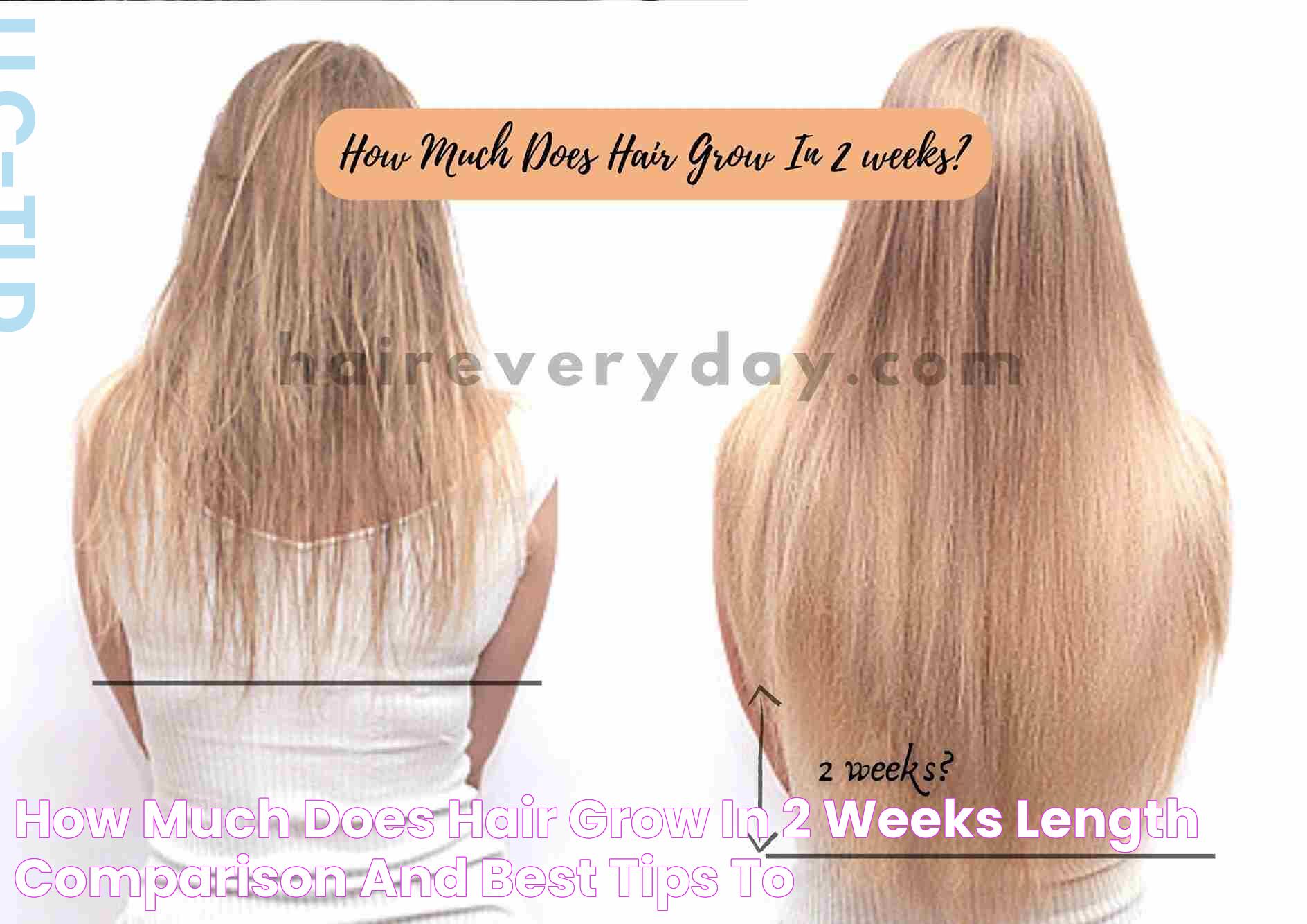 How Much Does Hair Grow In 2 Weeks Length Comparison And Best Tips To