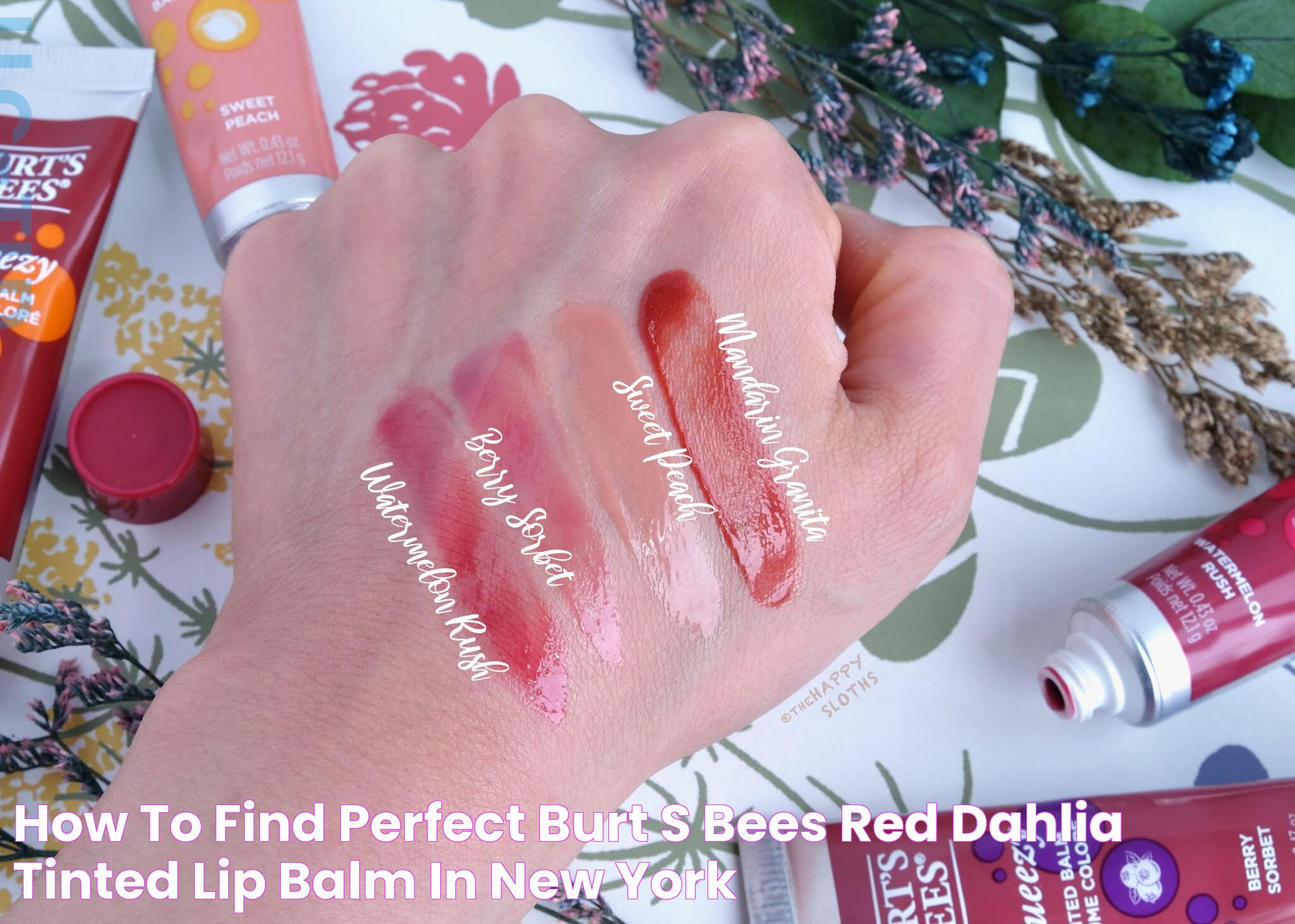 All You Need To Know About Burt's Bees Tinted Lip Balm