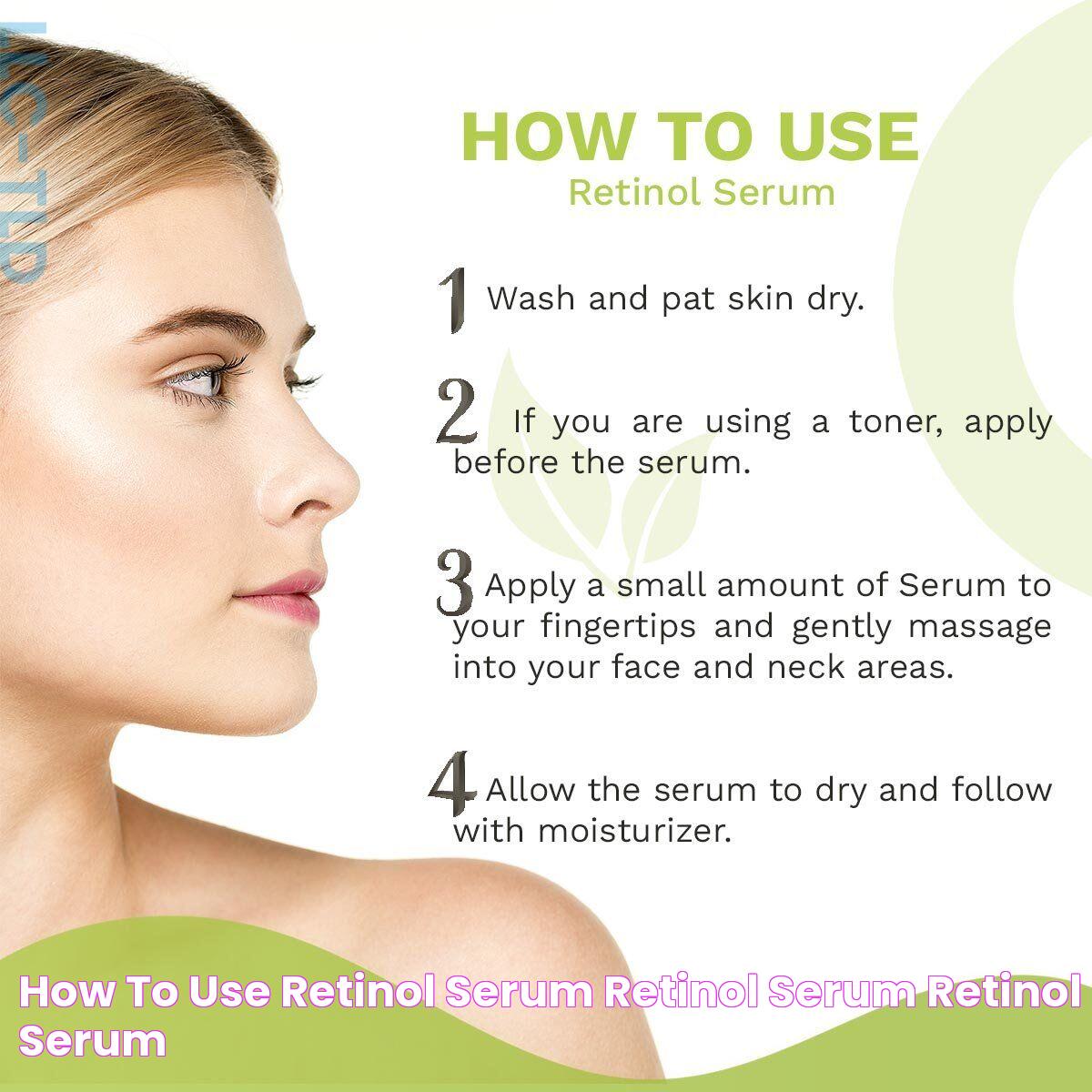 How to use Retinol Serum Retinol serum, Retinol, Serum