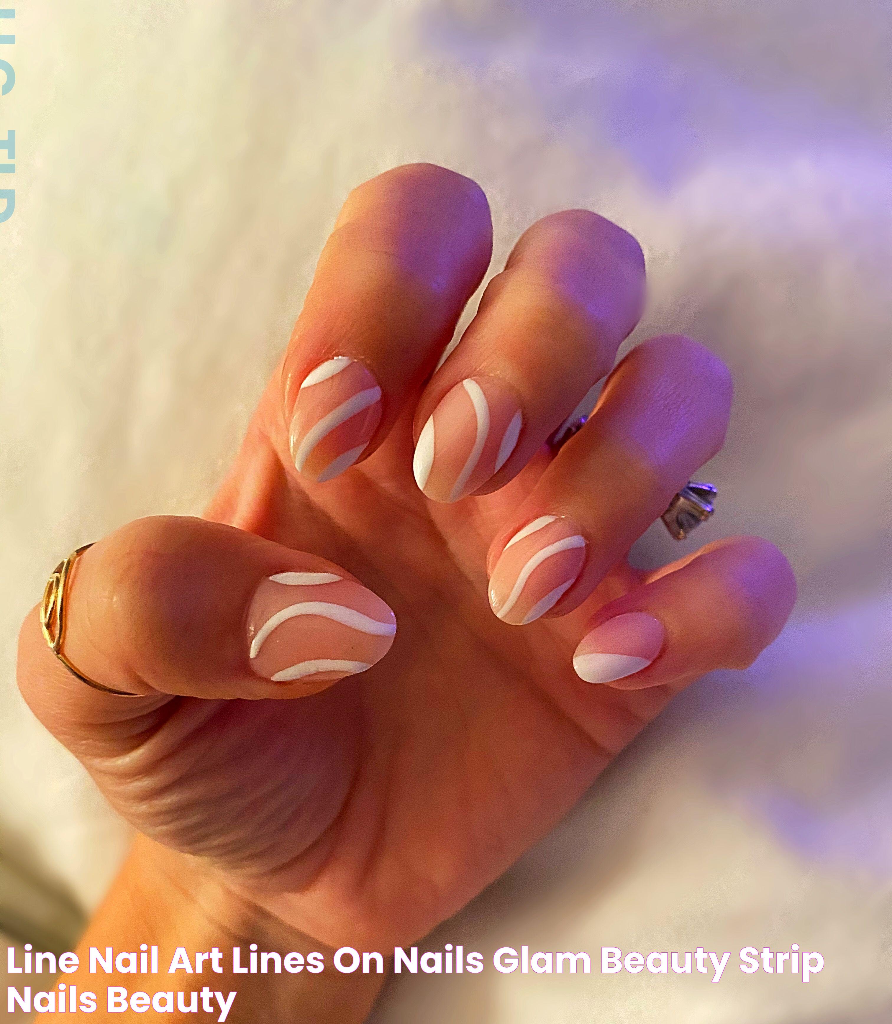 Line Nail Art, Lines On Nails, Glam, Beauty, Strip Nails, Beauty