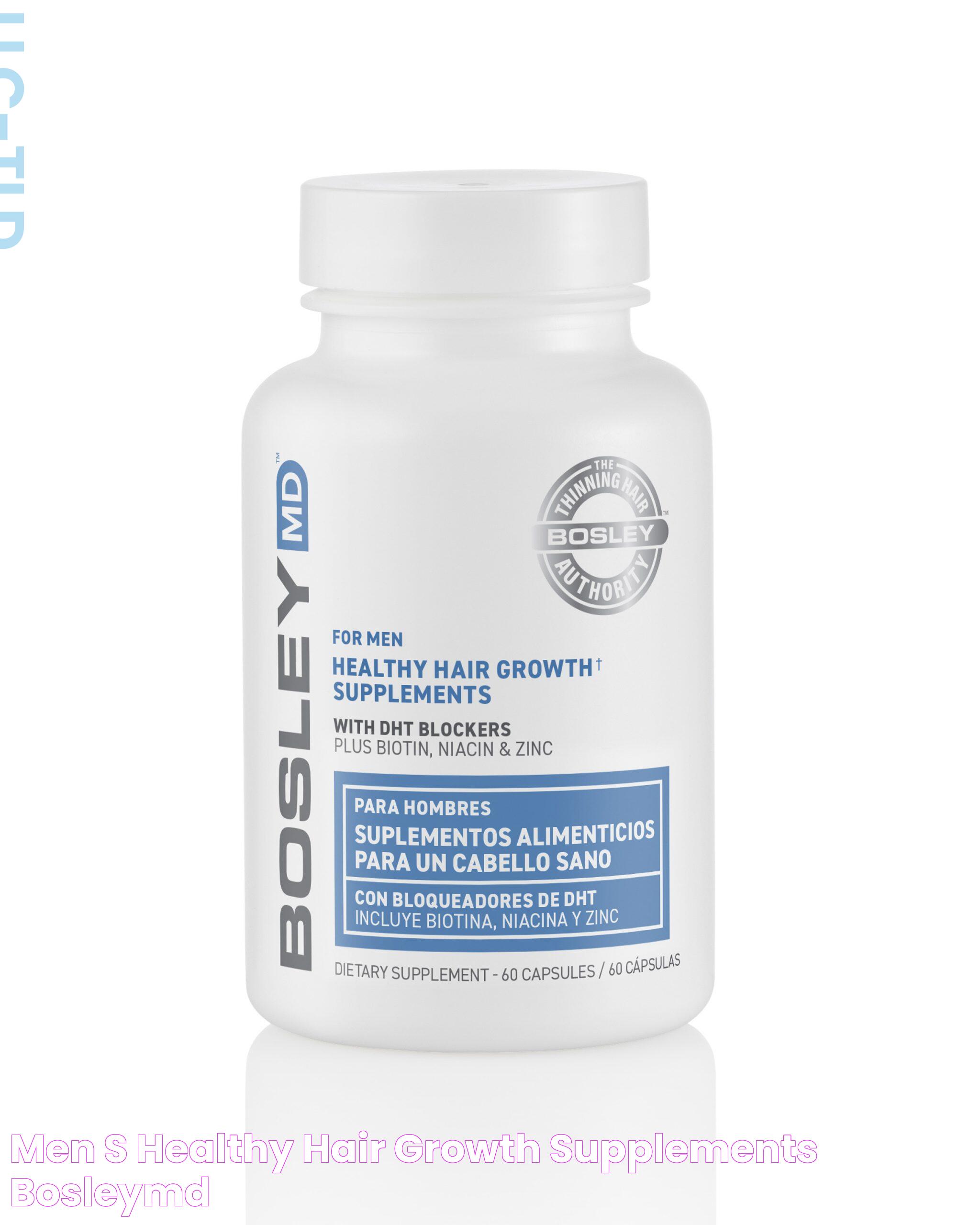 MEN'S Healthy Hair Growth Supplements BosleyMD