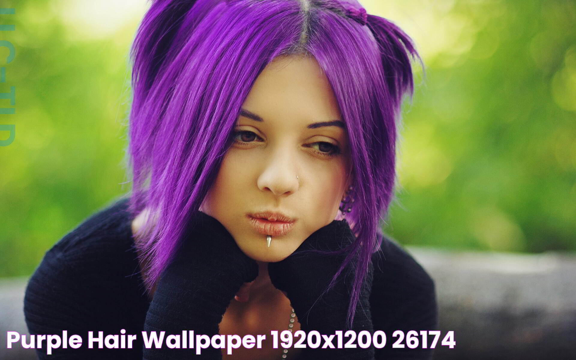 Purple Hair wallpaper 1920x1200 26174