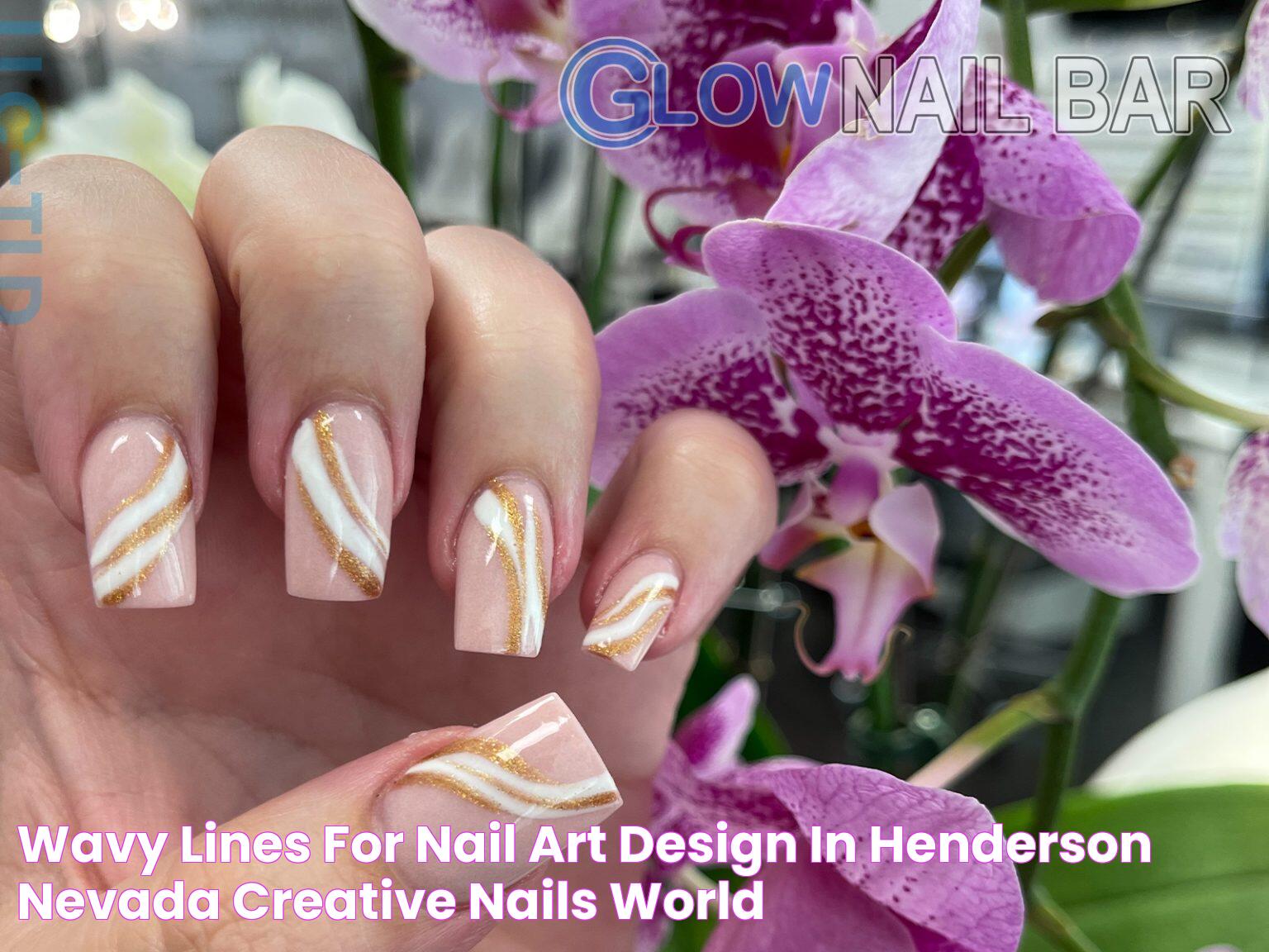 Unleashing Style: The Art Of Wavy Lines Nails