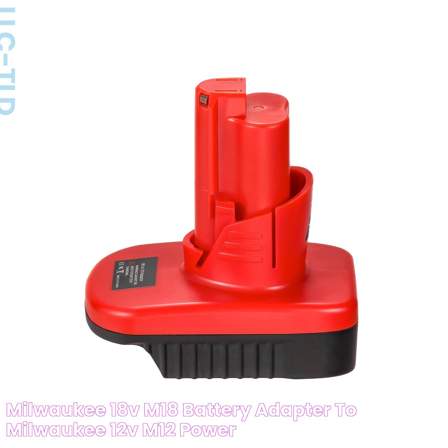 Milwaukee 18V (M18) Battery Adapter to Milwaukee 12V (M12) Power