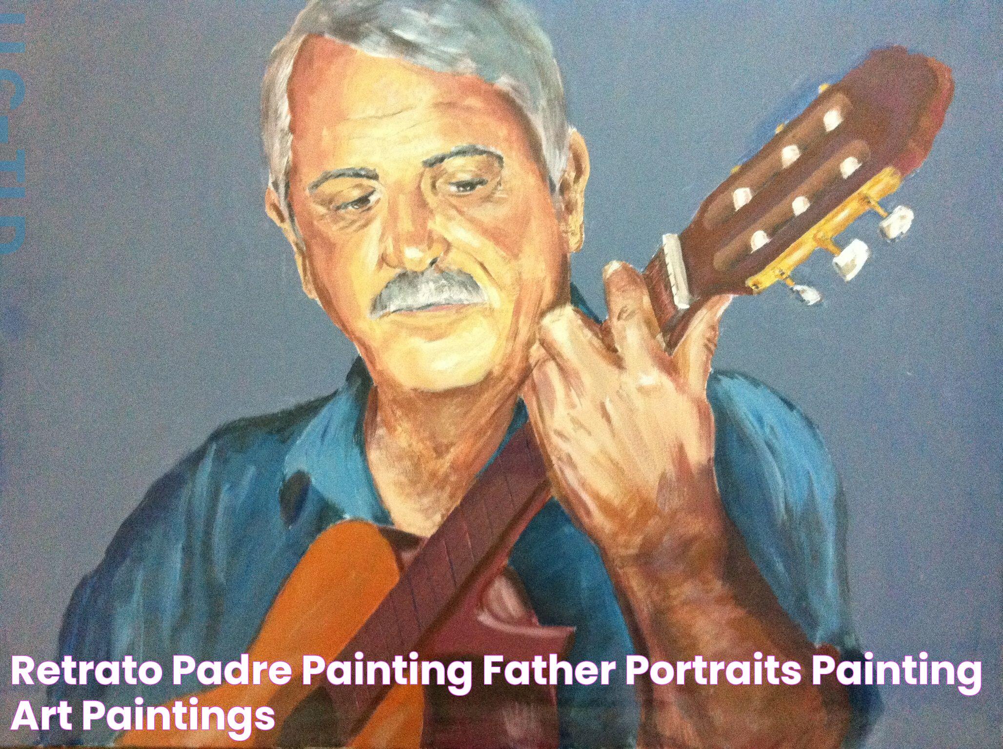 Retrato padre Painting, Father, Portraits, Painting Art, Paintings