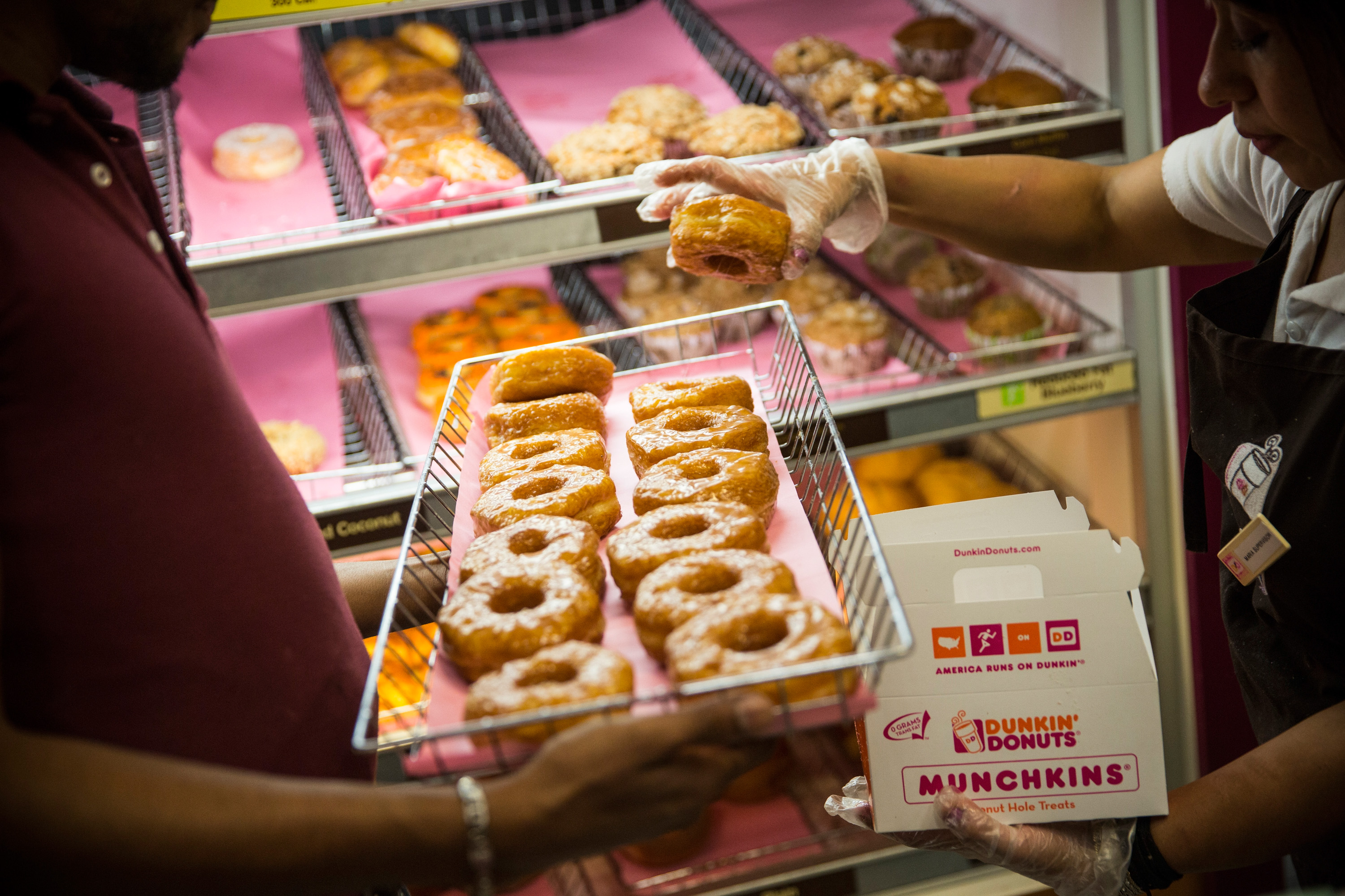 Dunkin' Donuts Worker Shows Shocking Amount of Food They Throw Away