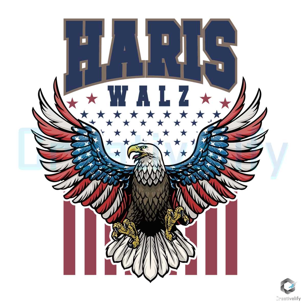 Harris Walz Harris Walz 2024 Svg Png CreativeLify